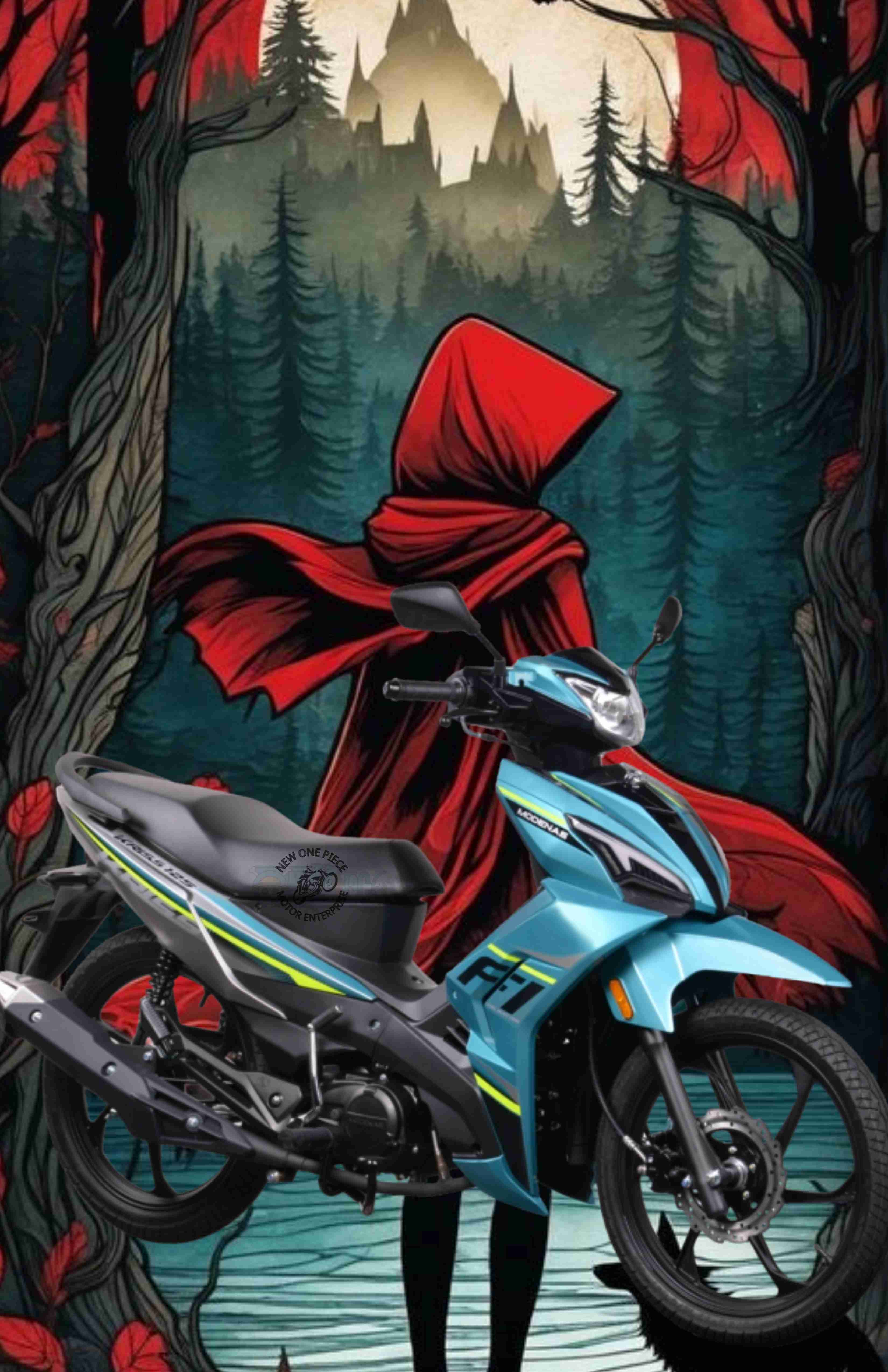 MODENAS KRISS 125 FI (GLACIER EMERALD GREEN)