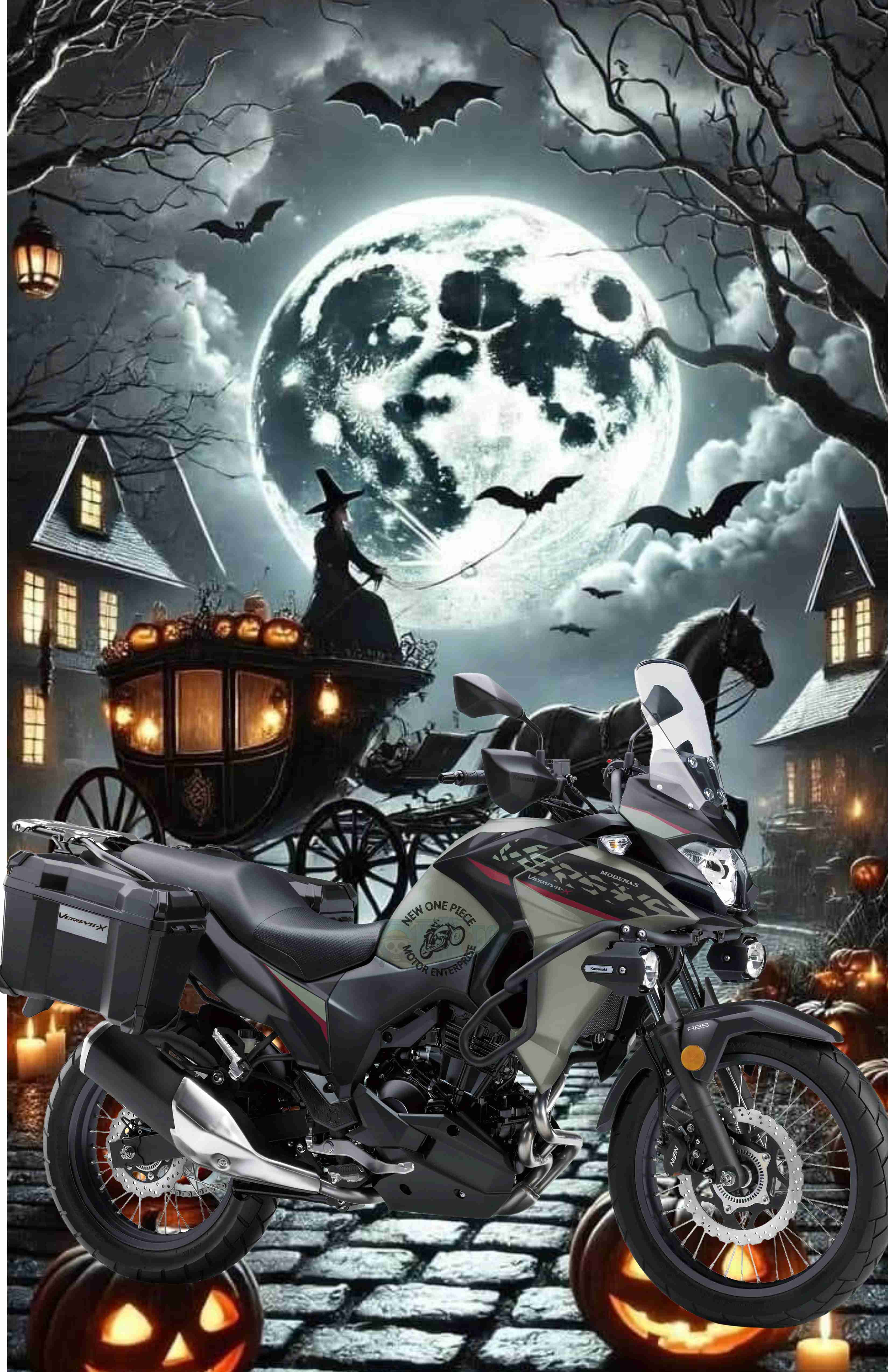 KAWASAKI VERSYS-X 250 (ARMY GREEN)
