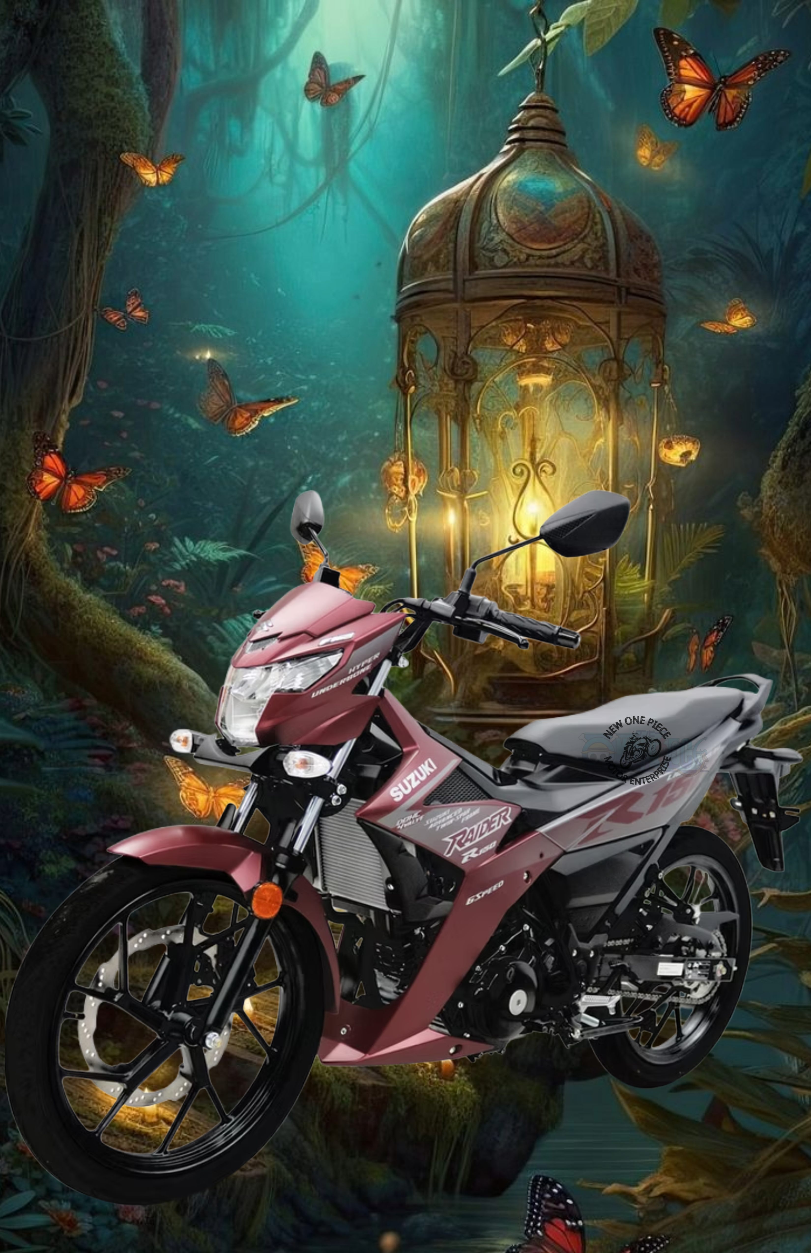SUZUKI RAIDER R150FI (MATTE BORDEAUX RED)