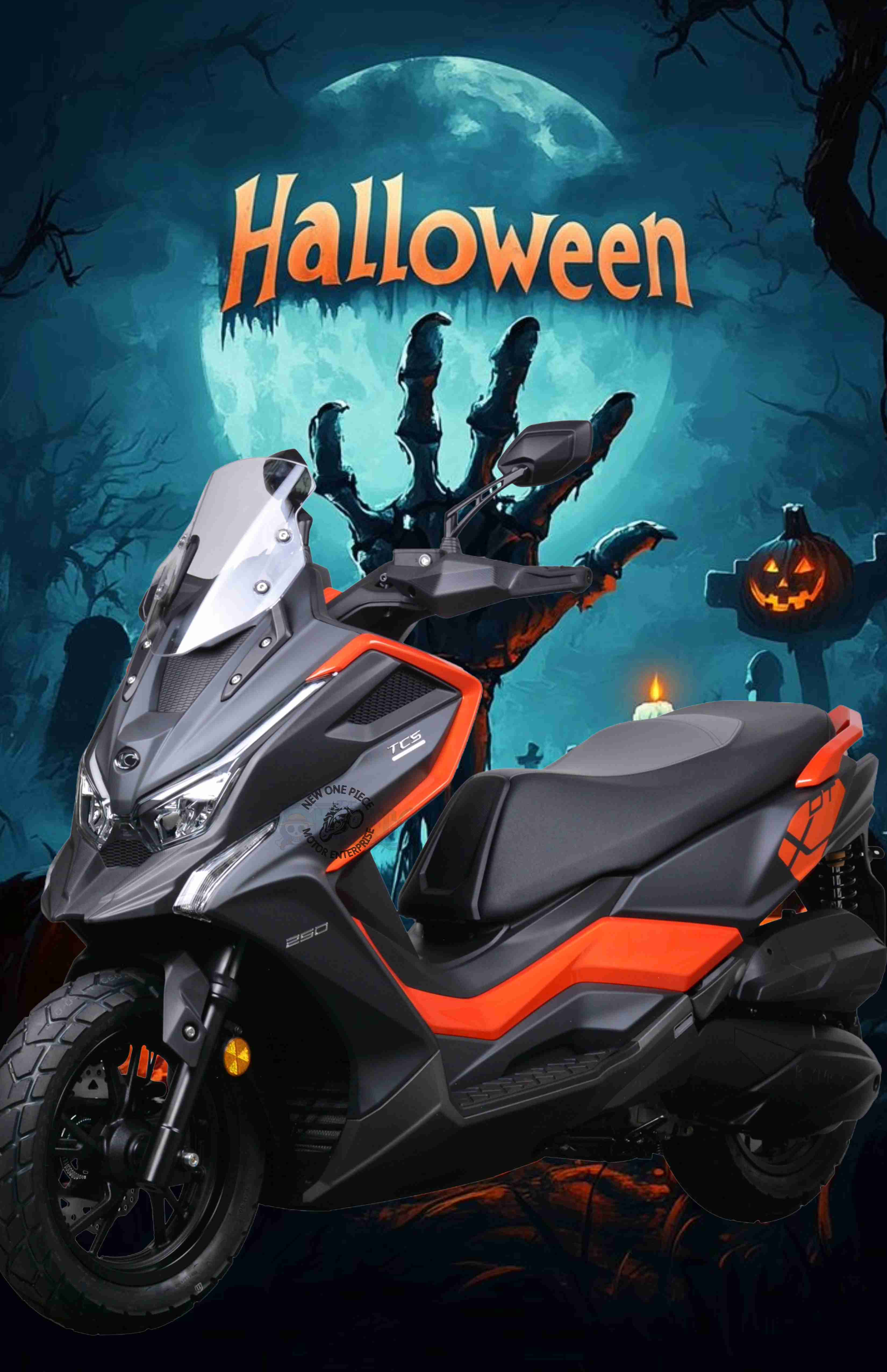 MODENAS KYMCO DTX250 (MATTE BLACK)