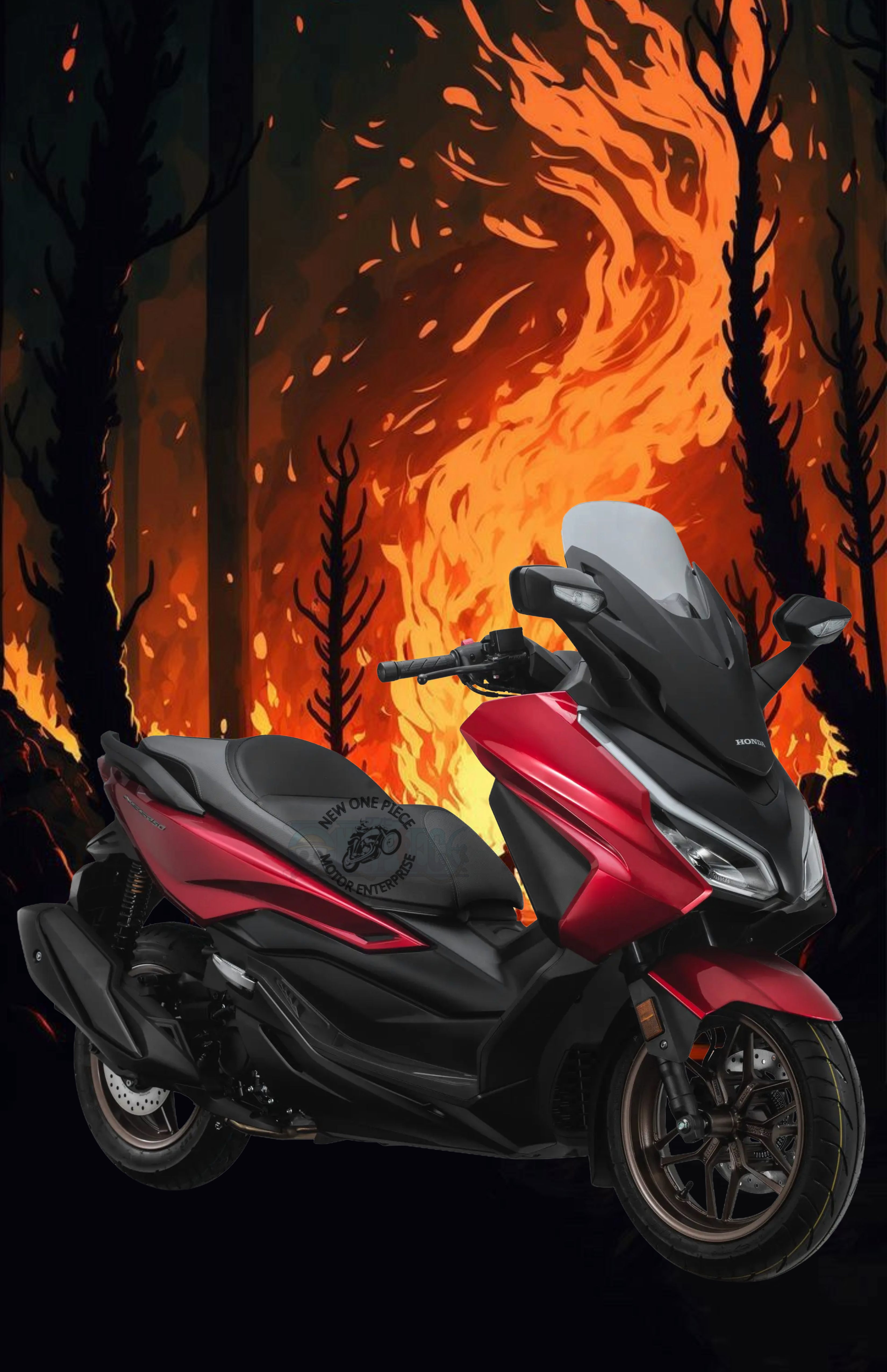 HONDA NSS250 (MATTE GUN POWDER BLACK METALLIC)
