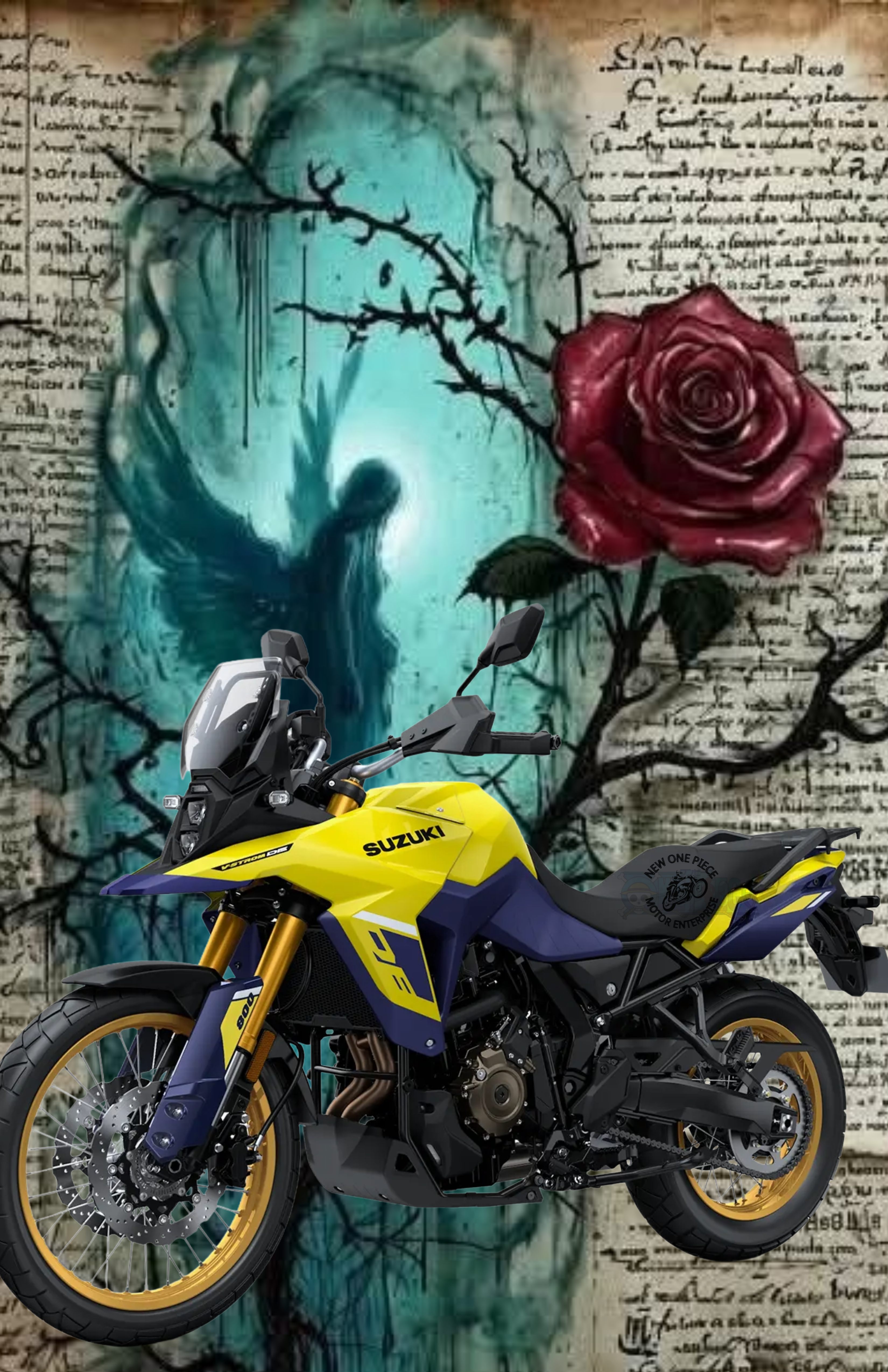 SUZUKI V-STROM 800DE (CHAMPION YELLOW)