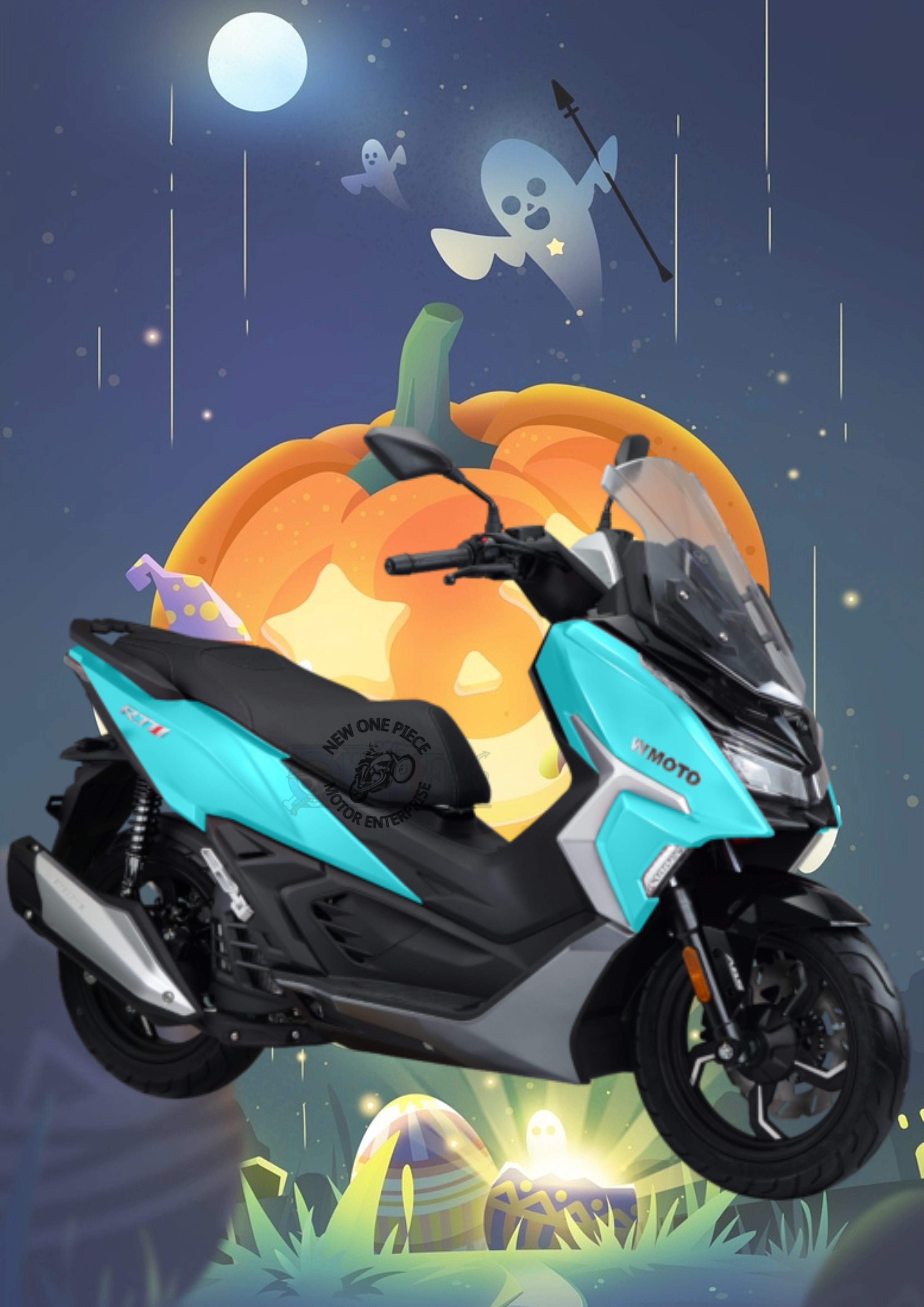 WMOTO RT1 (TURQUOISE)