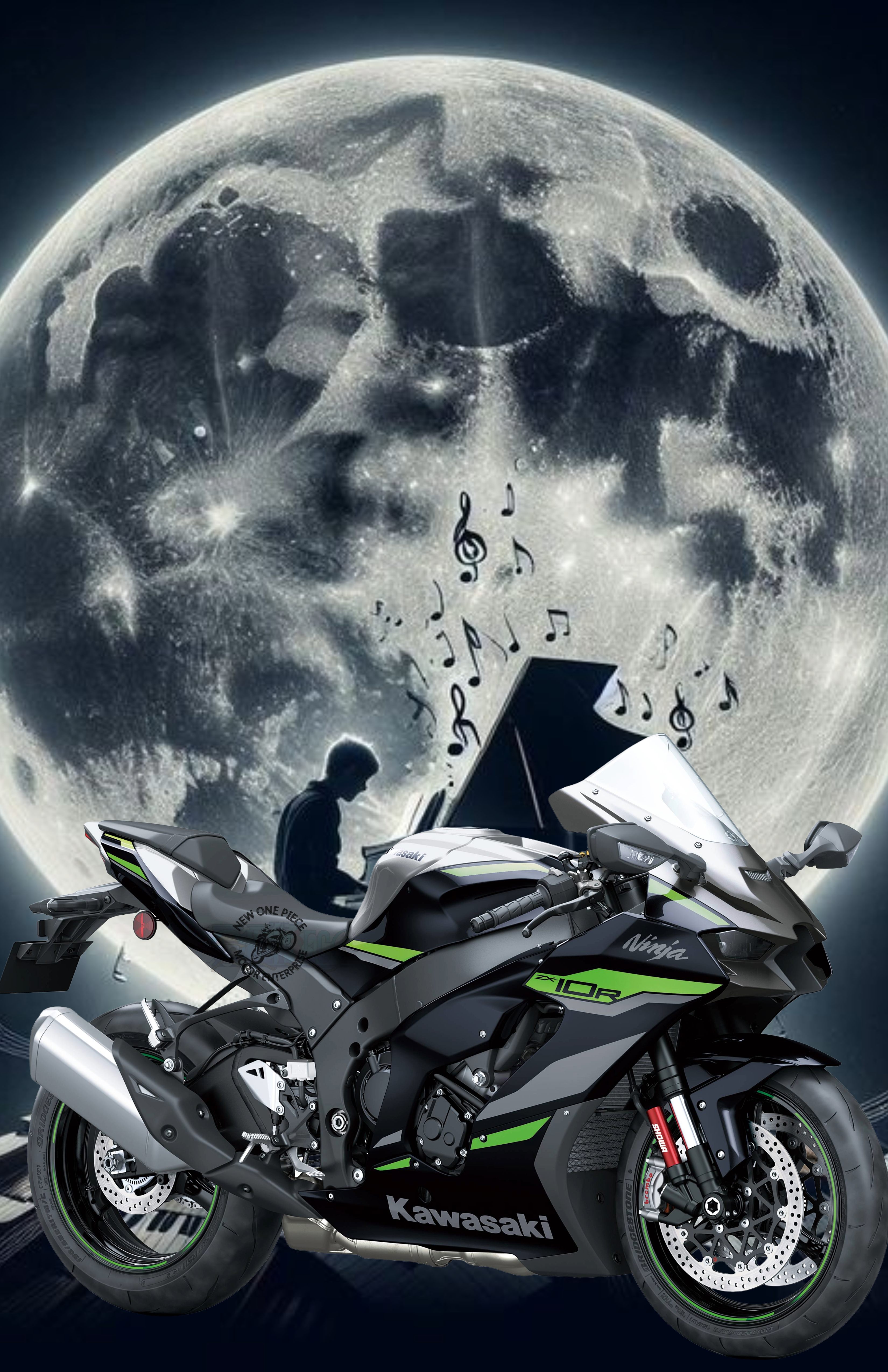 KAWASAKI NINJA ZX-10R (METALLIC GRAPHITE GRAY)