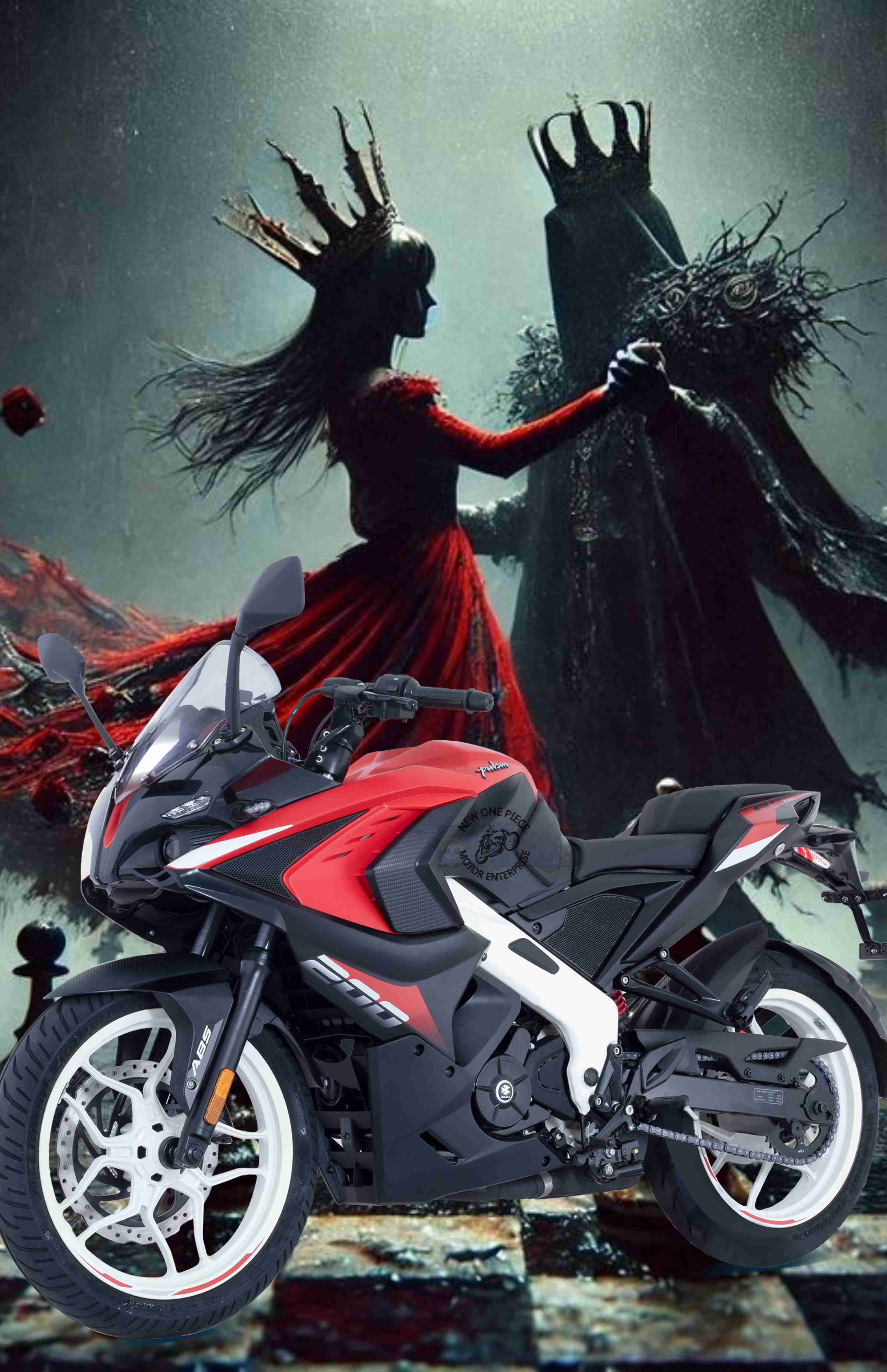 MODENAS PULSAR RS200 (BURNT RED)