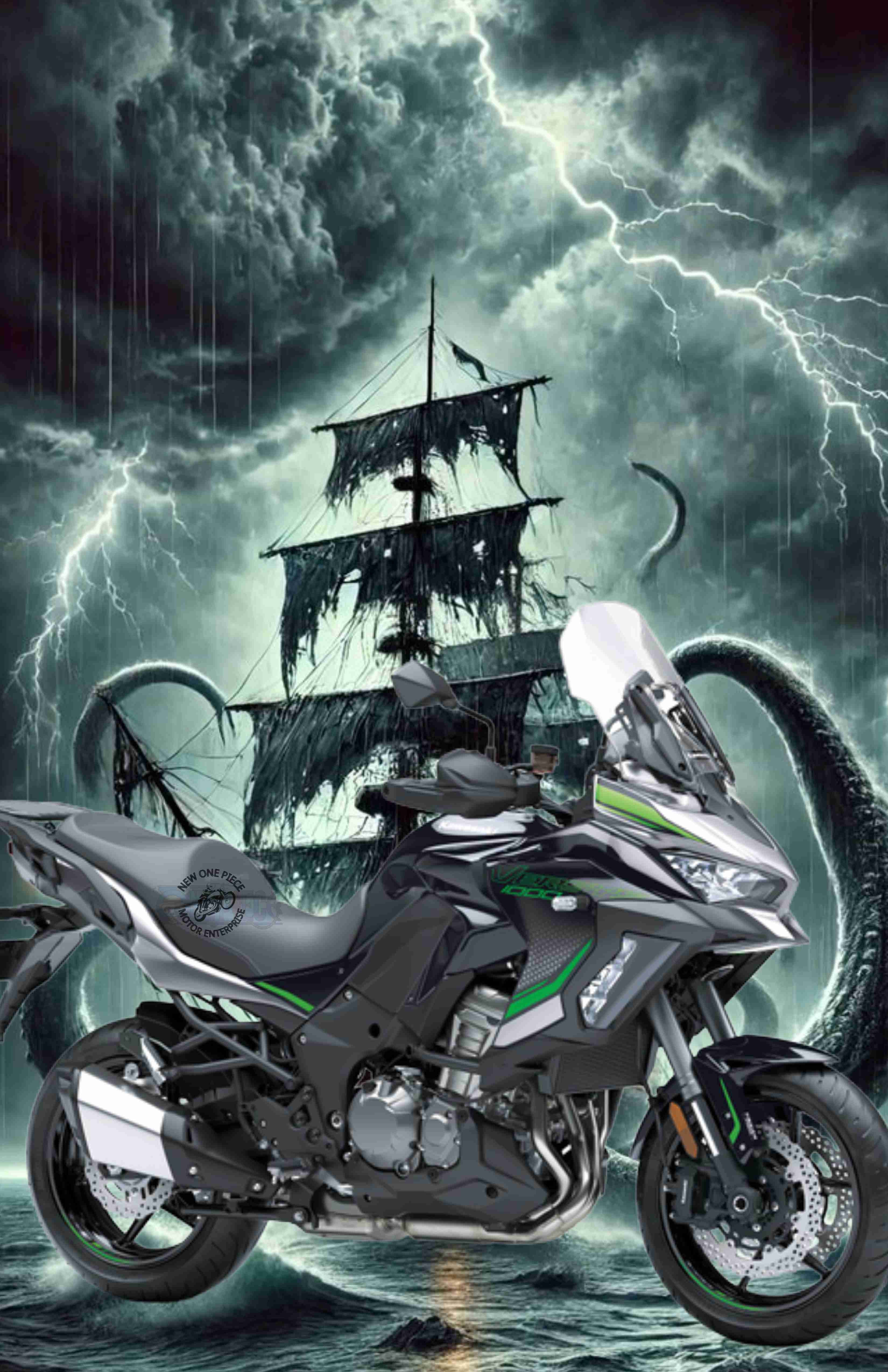 KAWASAKI VERSYS 1000SE (METALLIC PHANTOM SILVER)