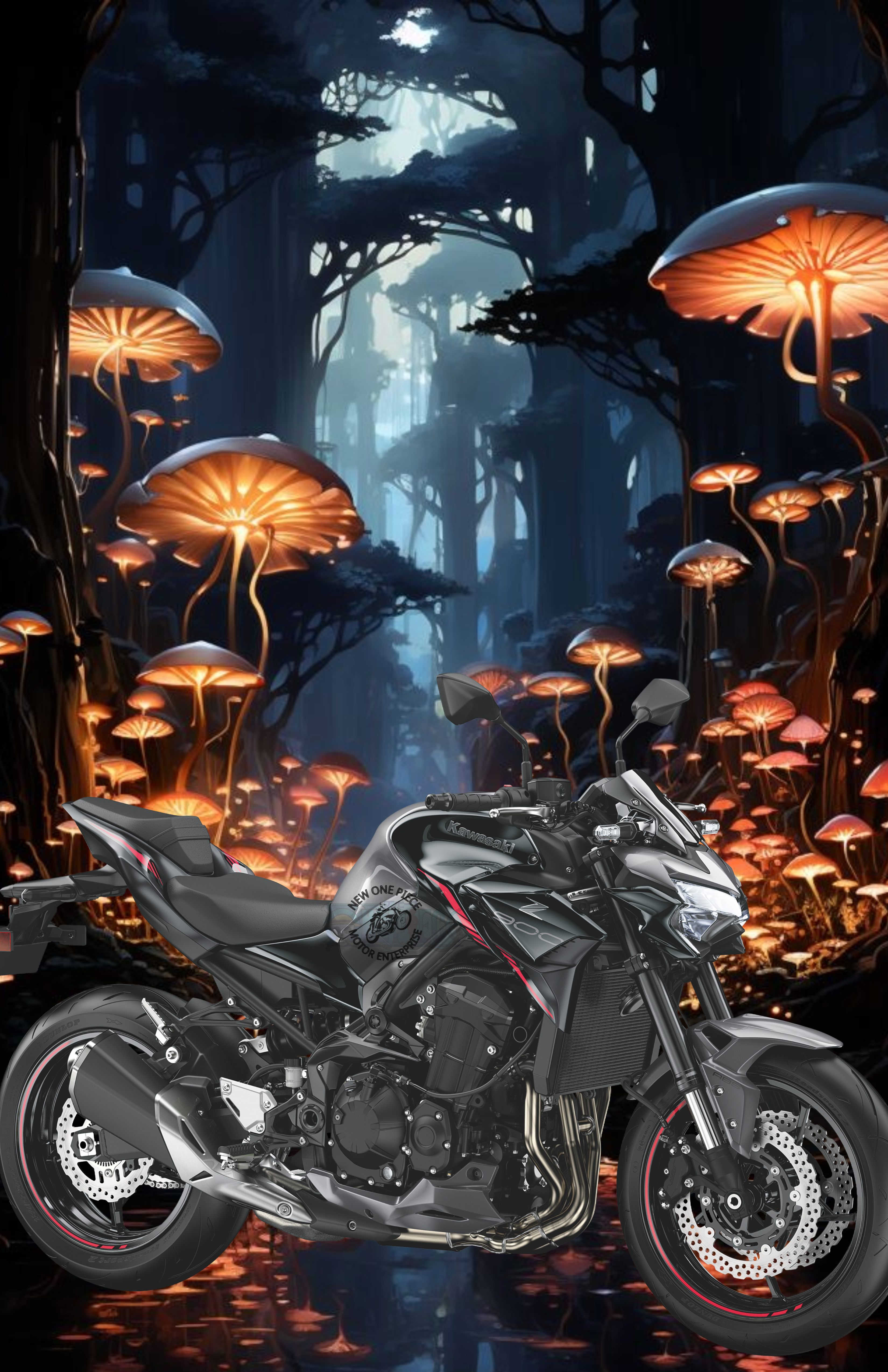 KAWASAKI Z900 (CANDY PERSIMMON RED)