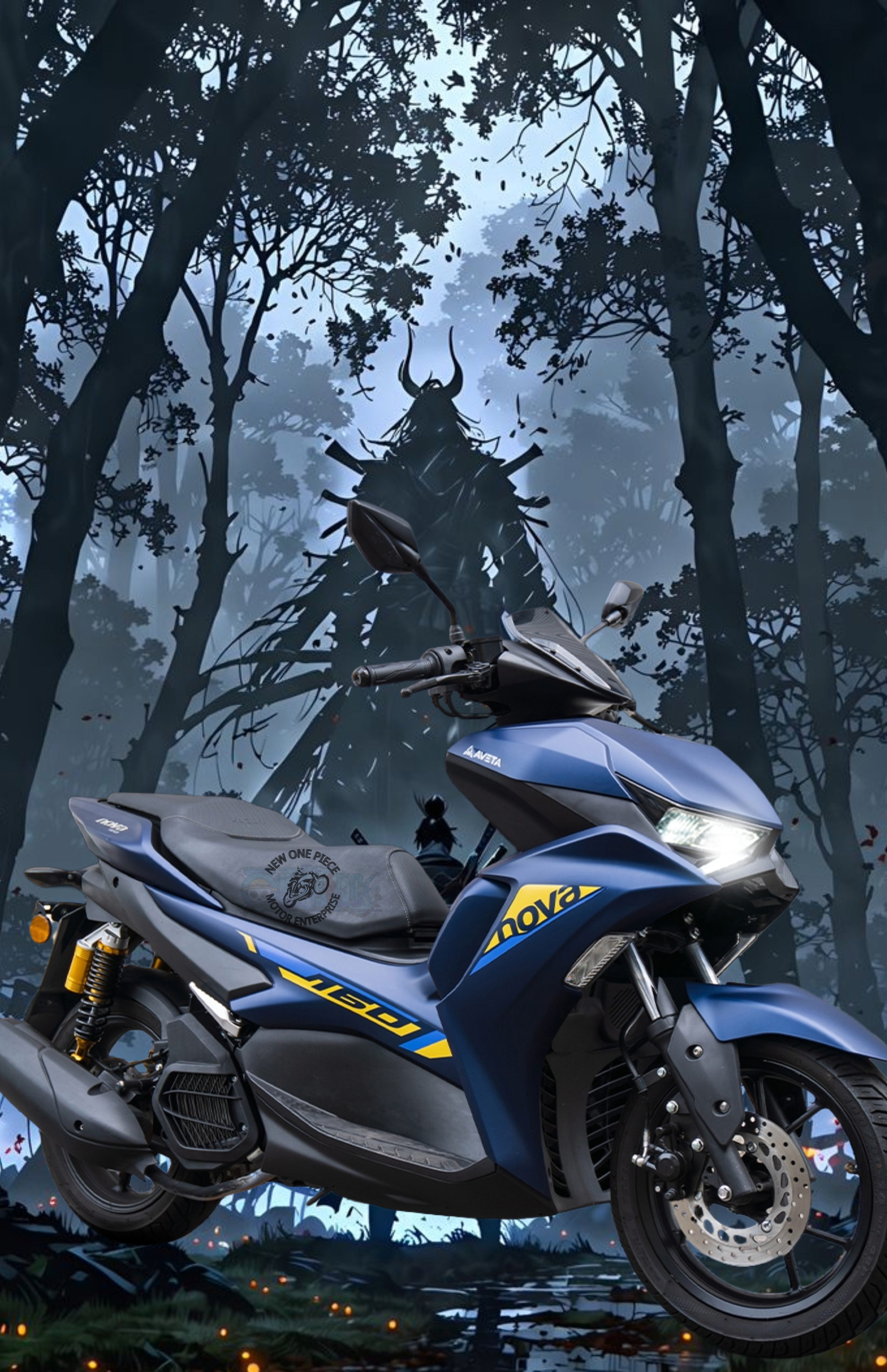 AVETA NOVA 160 (AVETA BLUE/RAVEN RED/COPPER BLAZE)