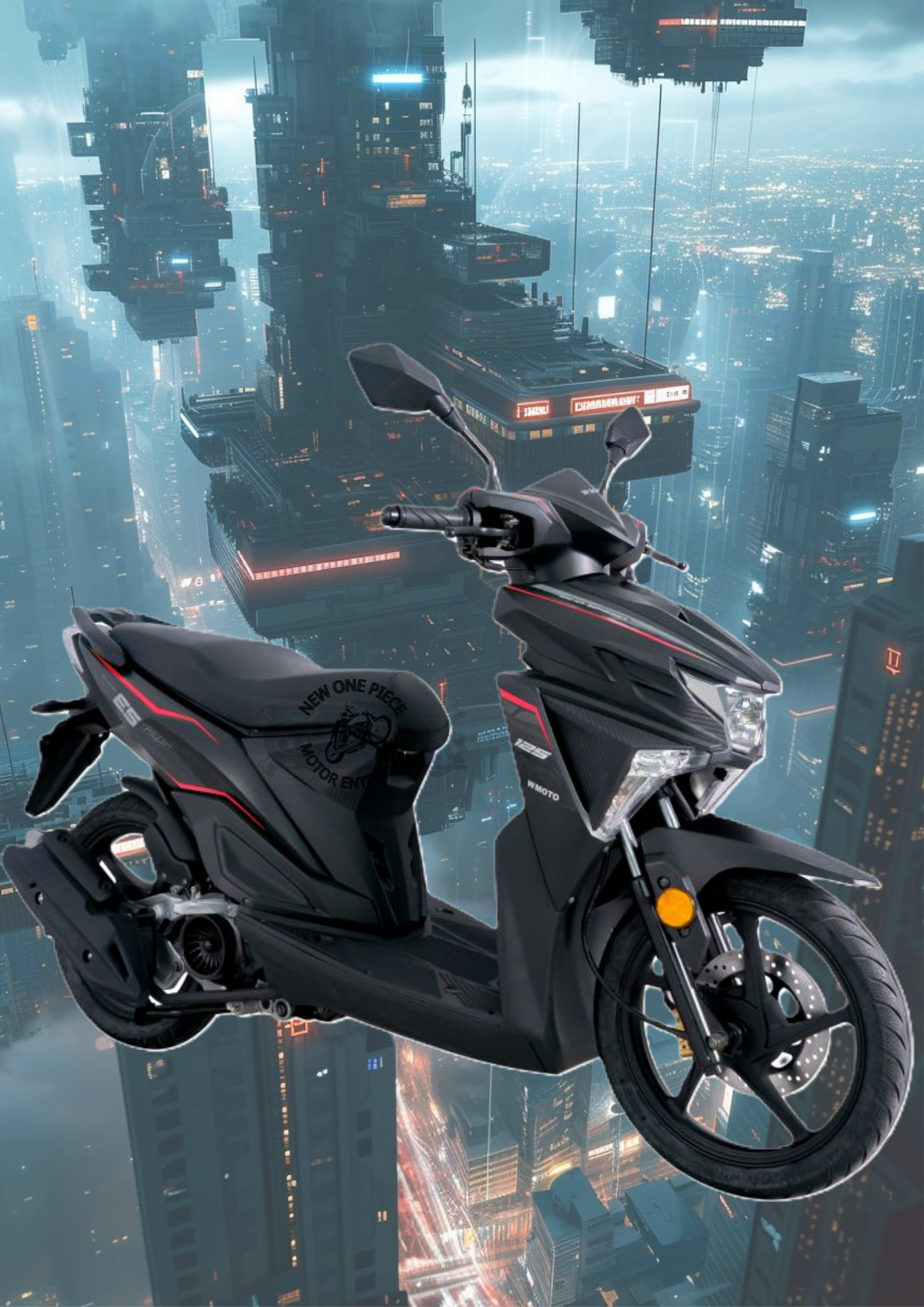 WMOTO ES125 (MATTE BLACK)