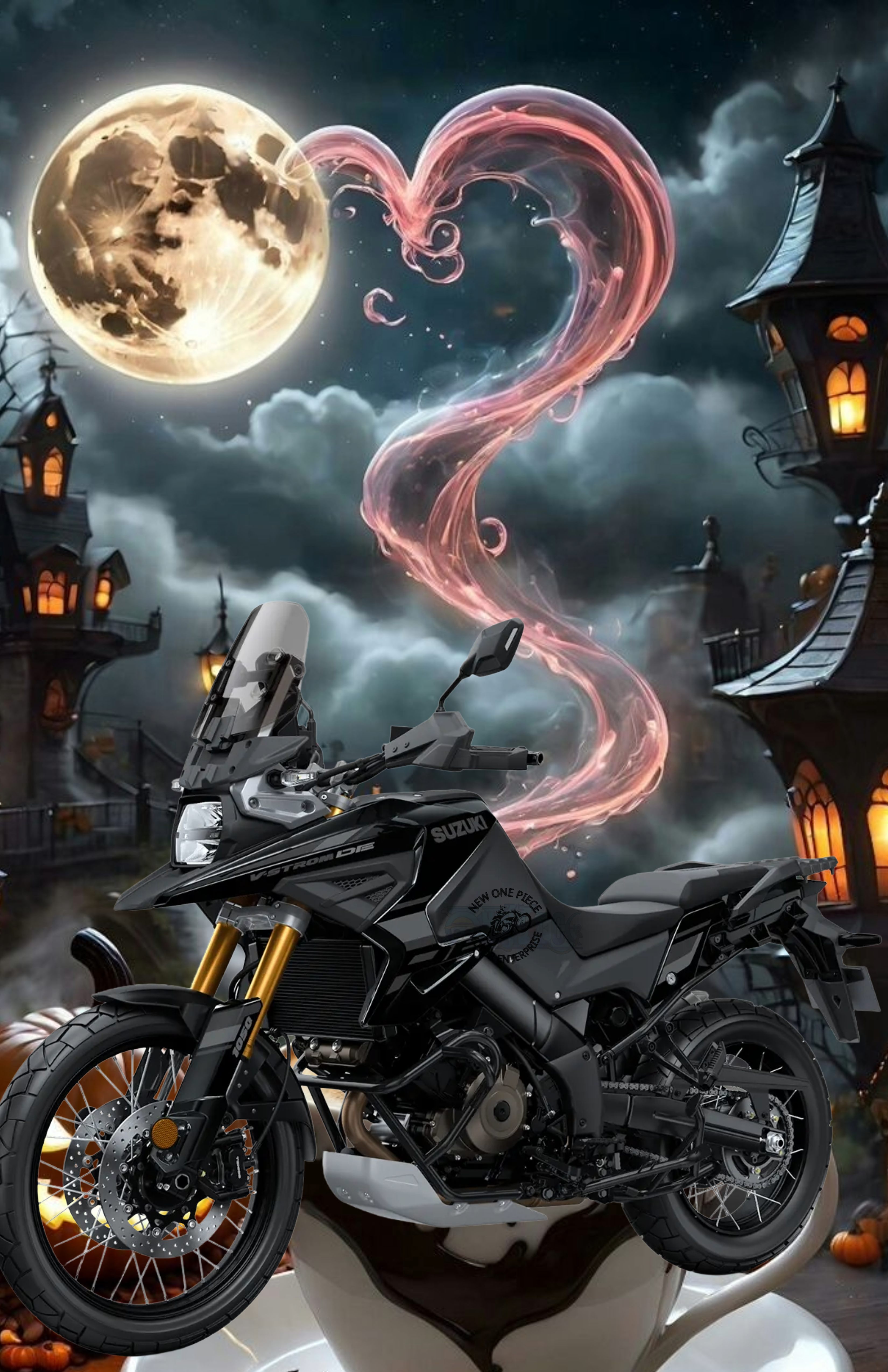 SUZUKI V-STROM 1050DE (GLASS SPARKLE BLACK)