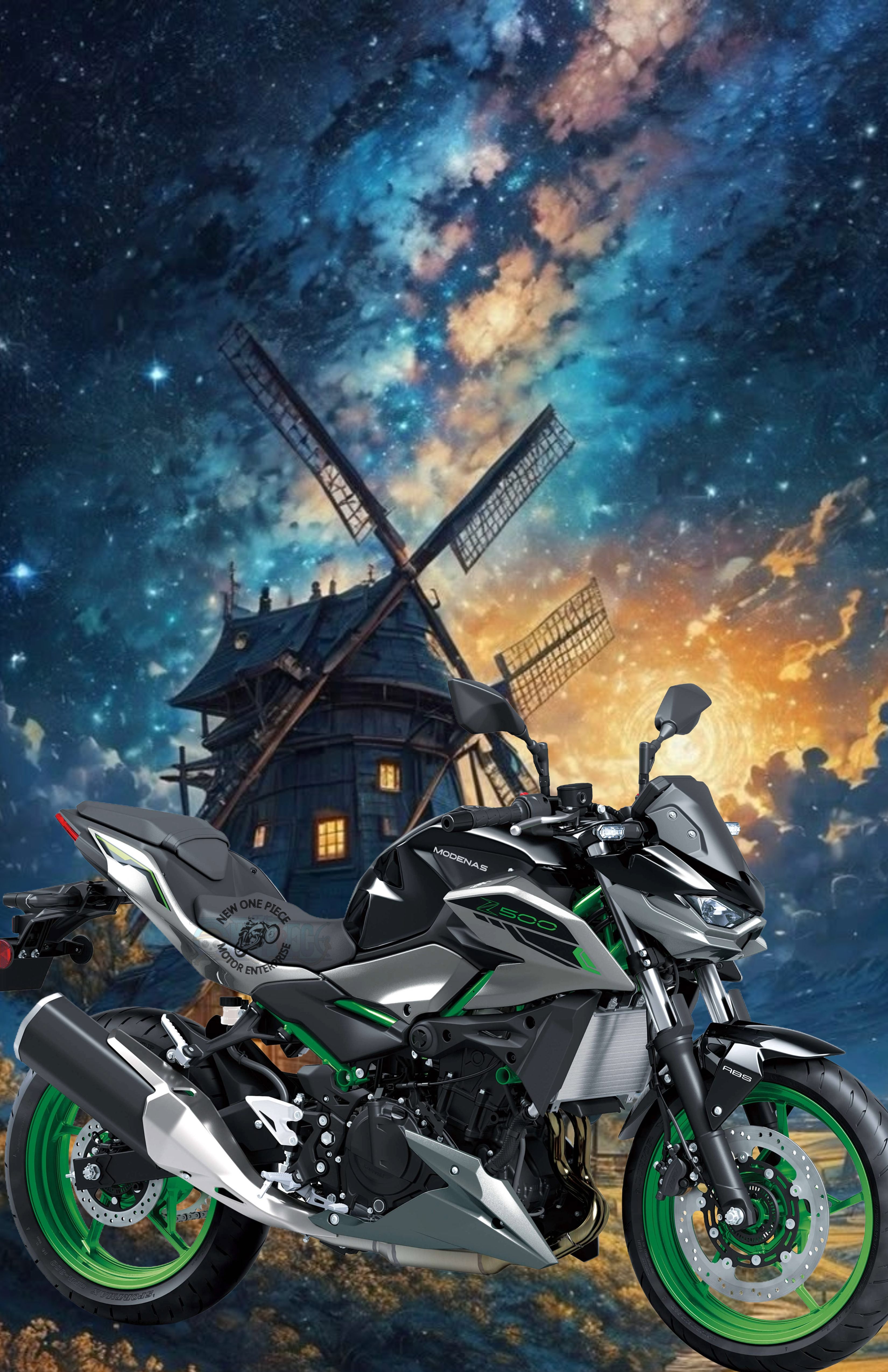 KAWASAKI Z500 SE (METALLIC MOONDUST GRAY)
