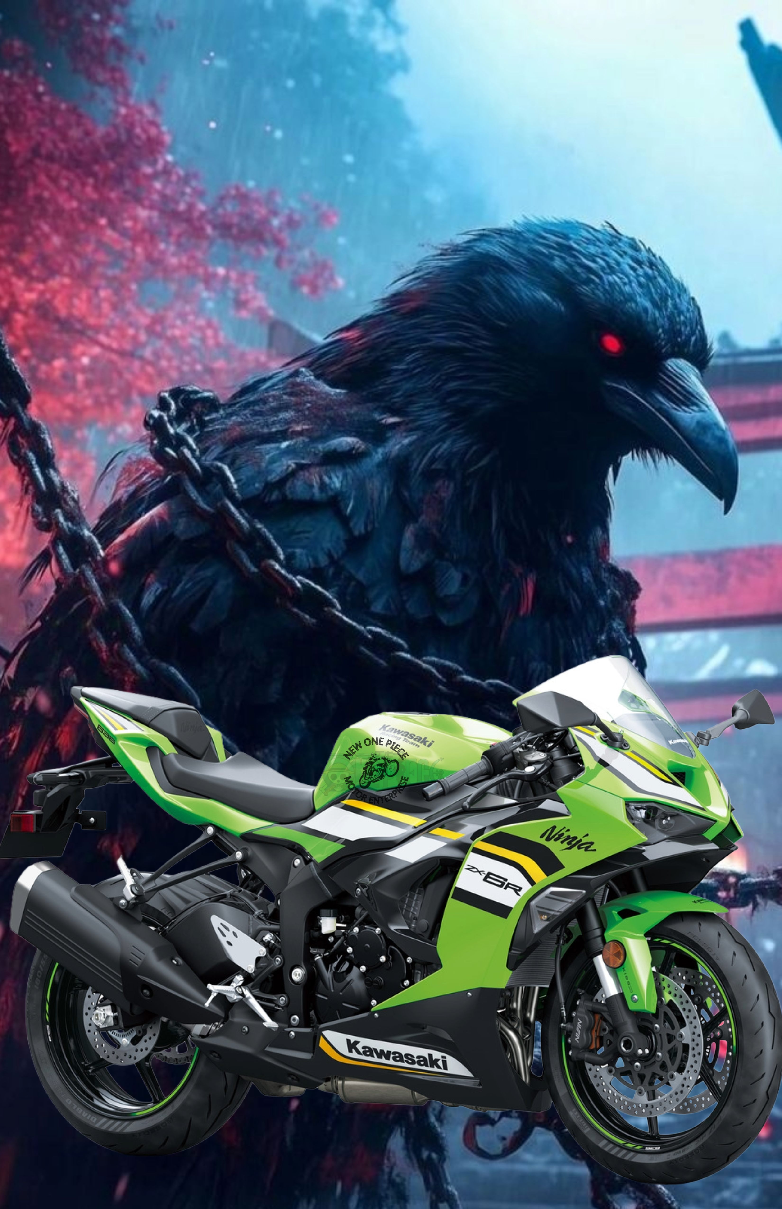 KAWASAKI NINJA ZX-6R (LIME GREEN)
