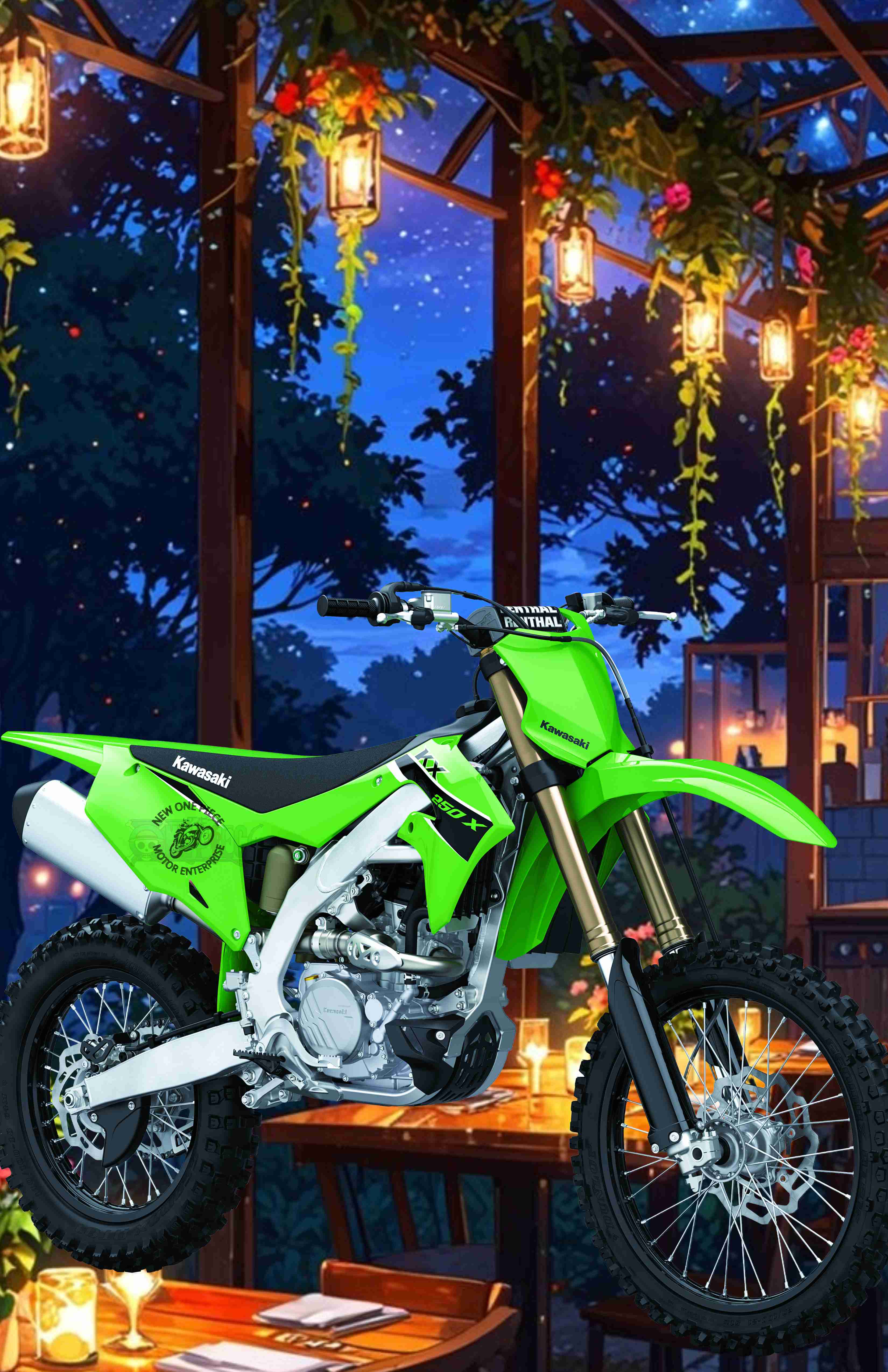 KAWASAKI KX250 (LIME GREEN)