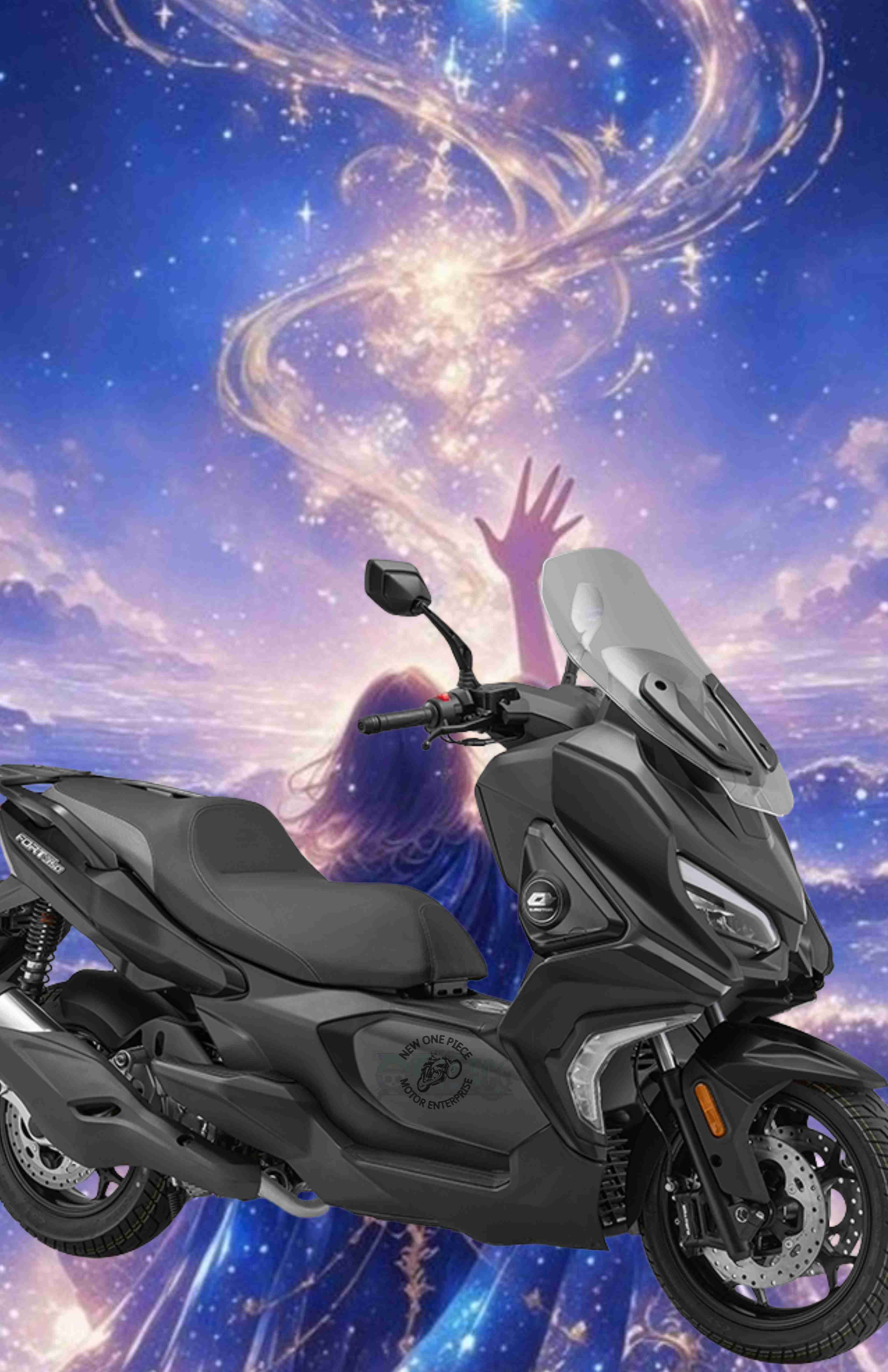 QJMOTOR FORT350 (MATTE BLACK)
