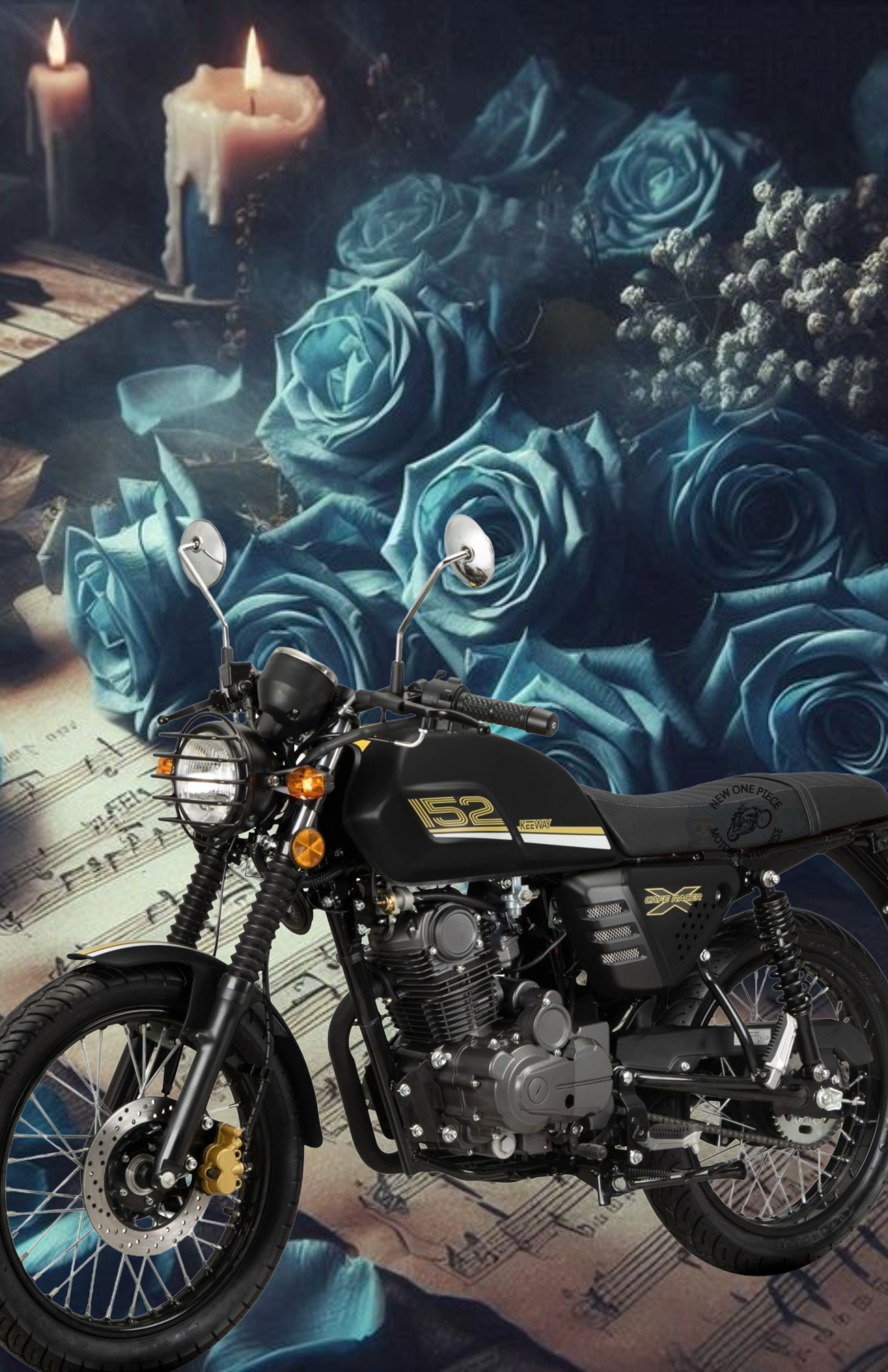 KEEWAY CAFE RACER 152 (BLACK)
