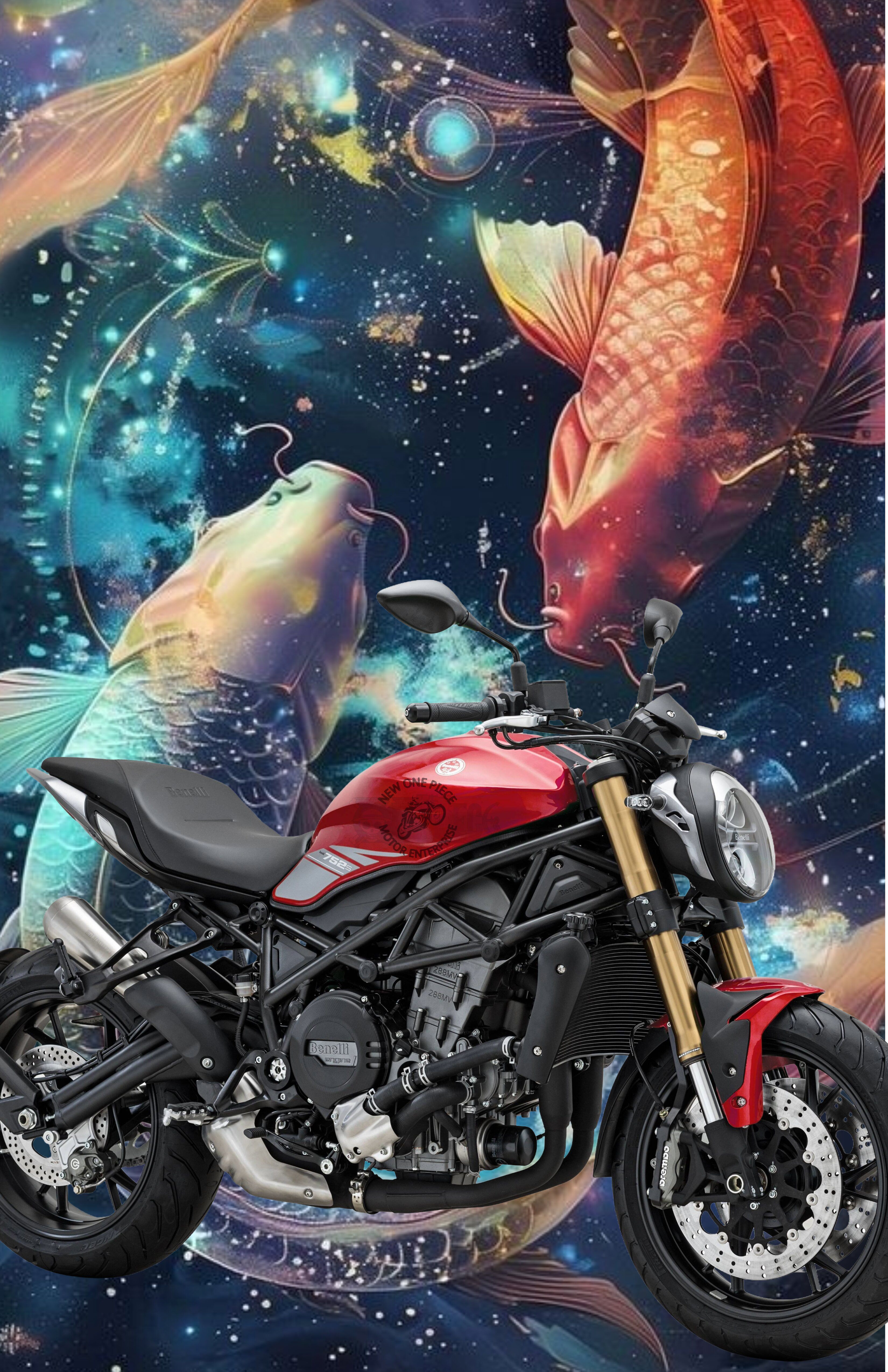 BENELLI 752S (RED/GREEN/BLACK)