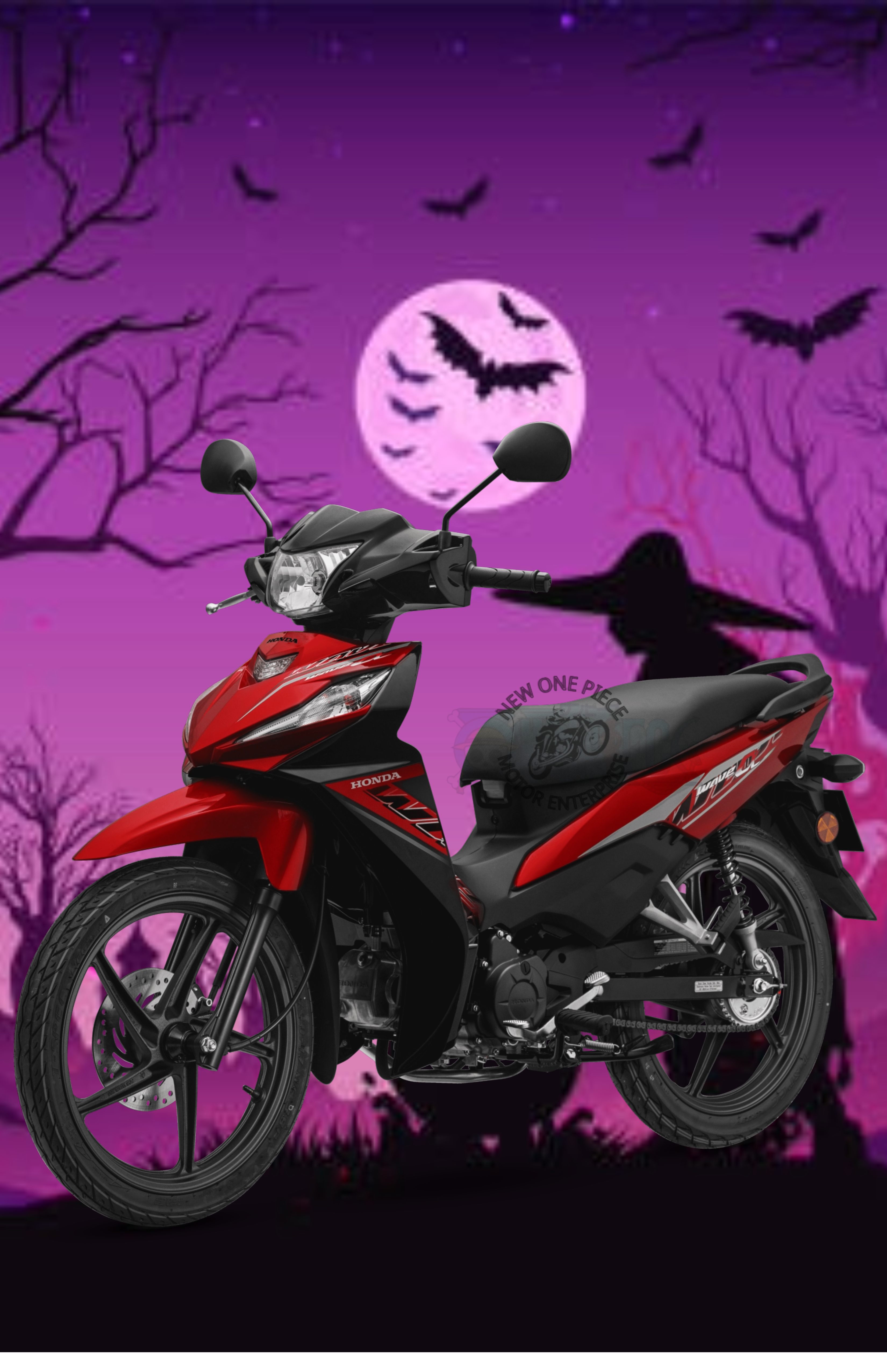 HONDA WAVE ALPHA (RED)