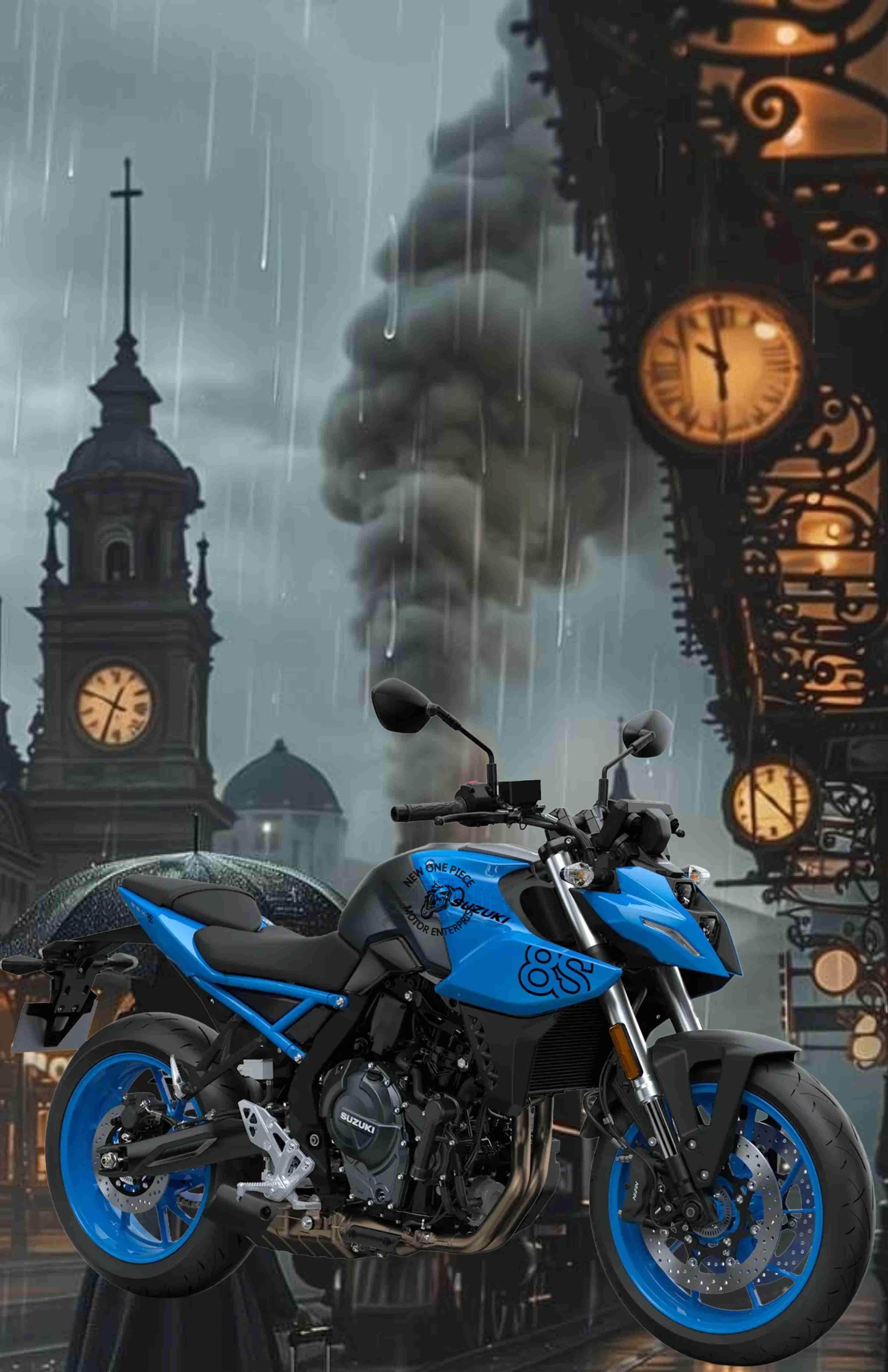 SUZUKI GSX-8S (PEARL COSMIC BLUE)