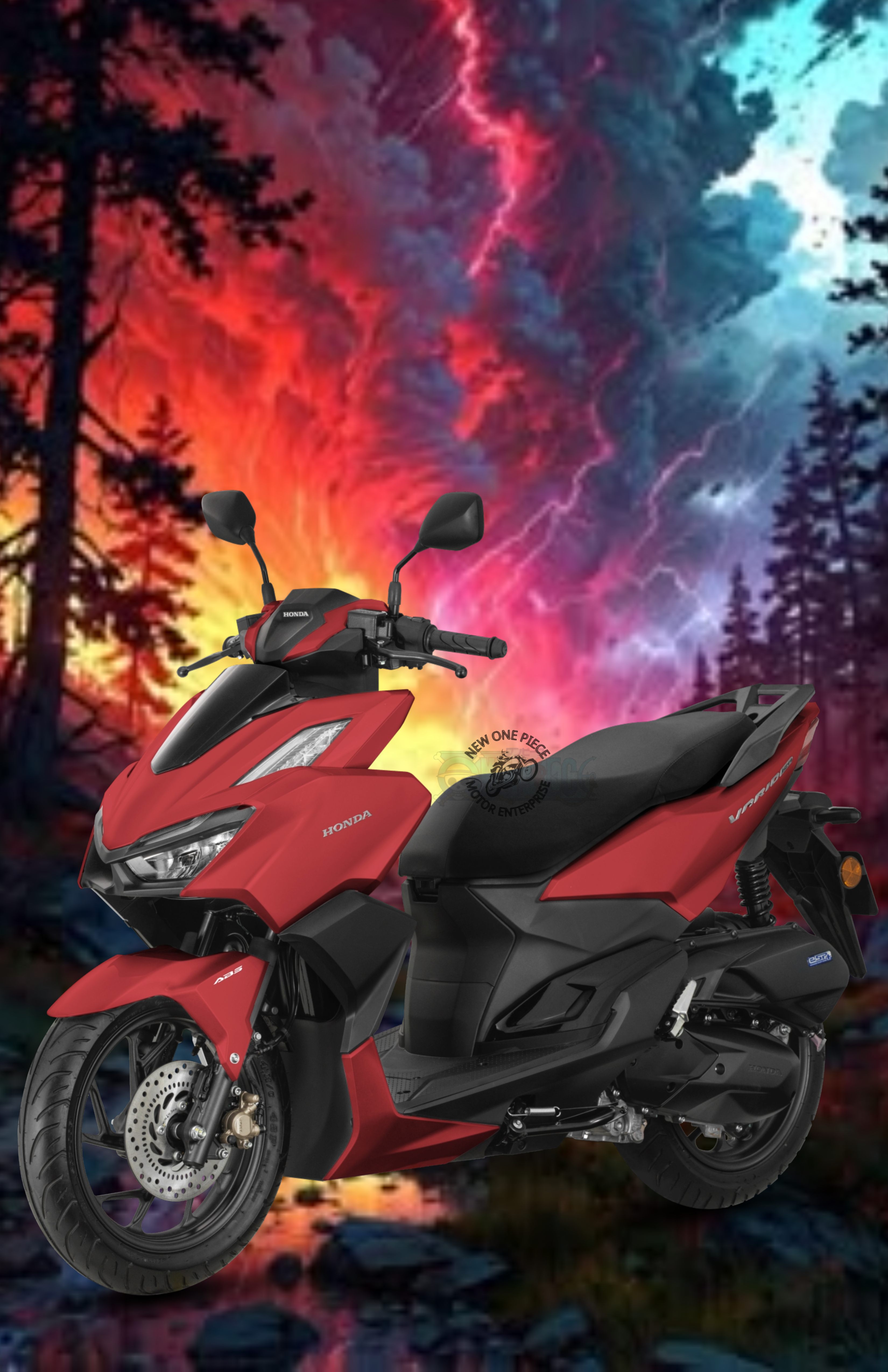HONDA VARIO 160 SE (MATTE RED)