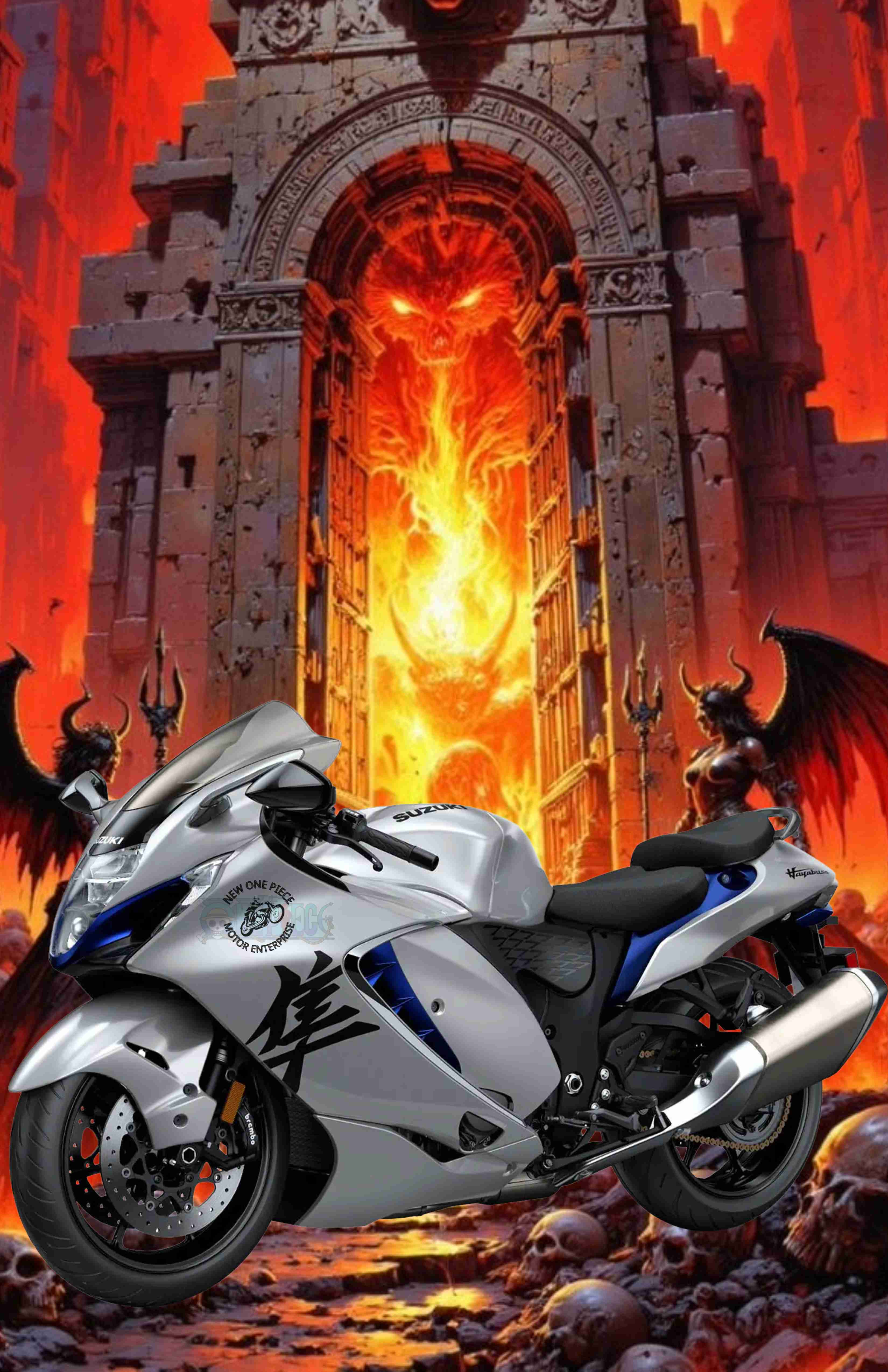 SUZUKI HAYABUSA (METALLIC MYSTIC SILVER)