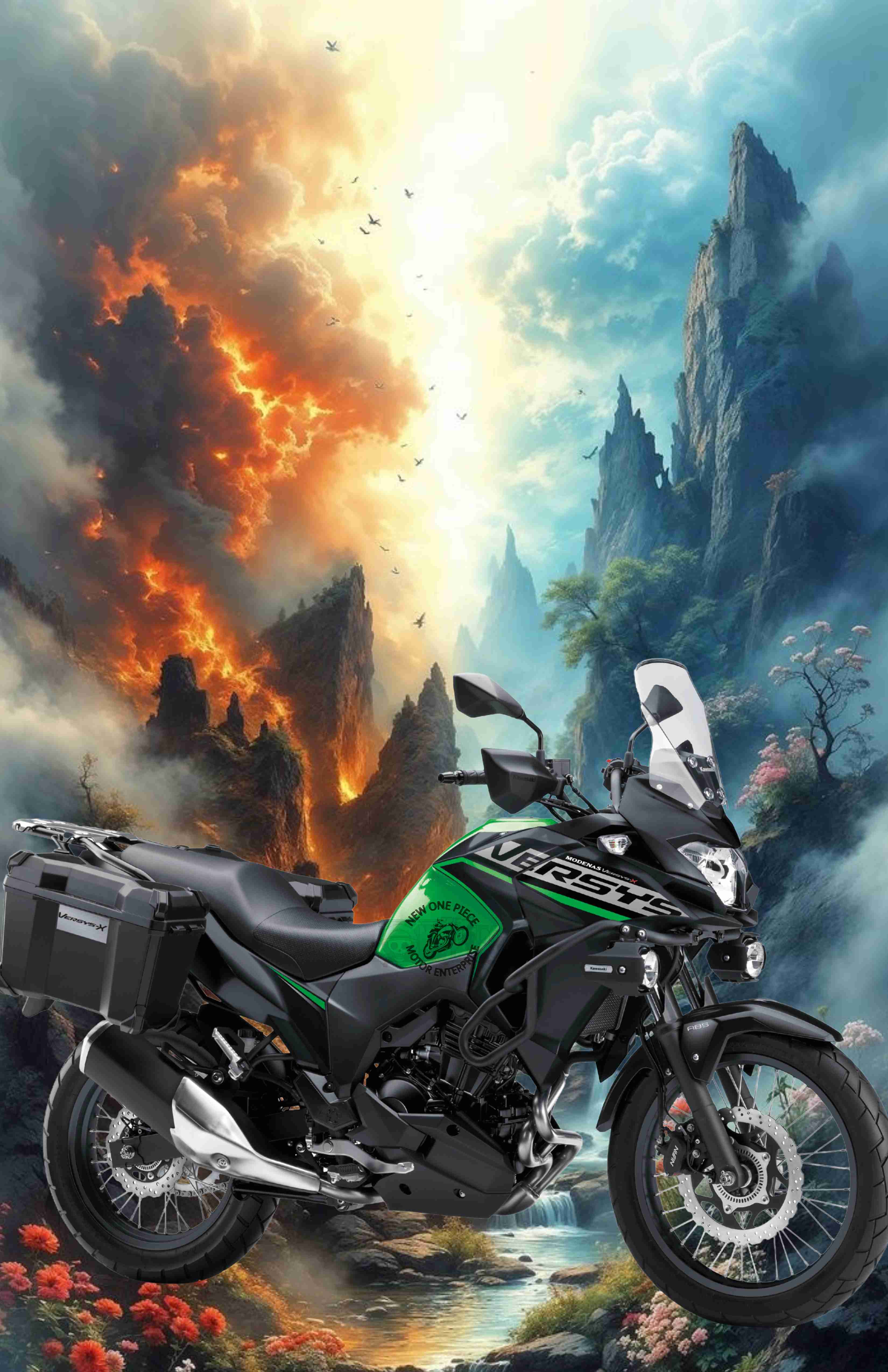 KAWASAKI VERSYS-X 250 (CANDY LIME GREEN)