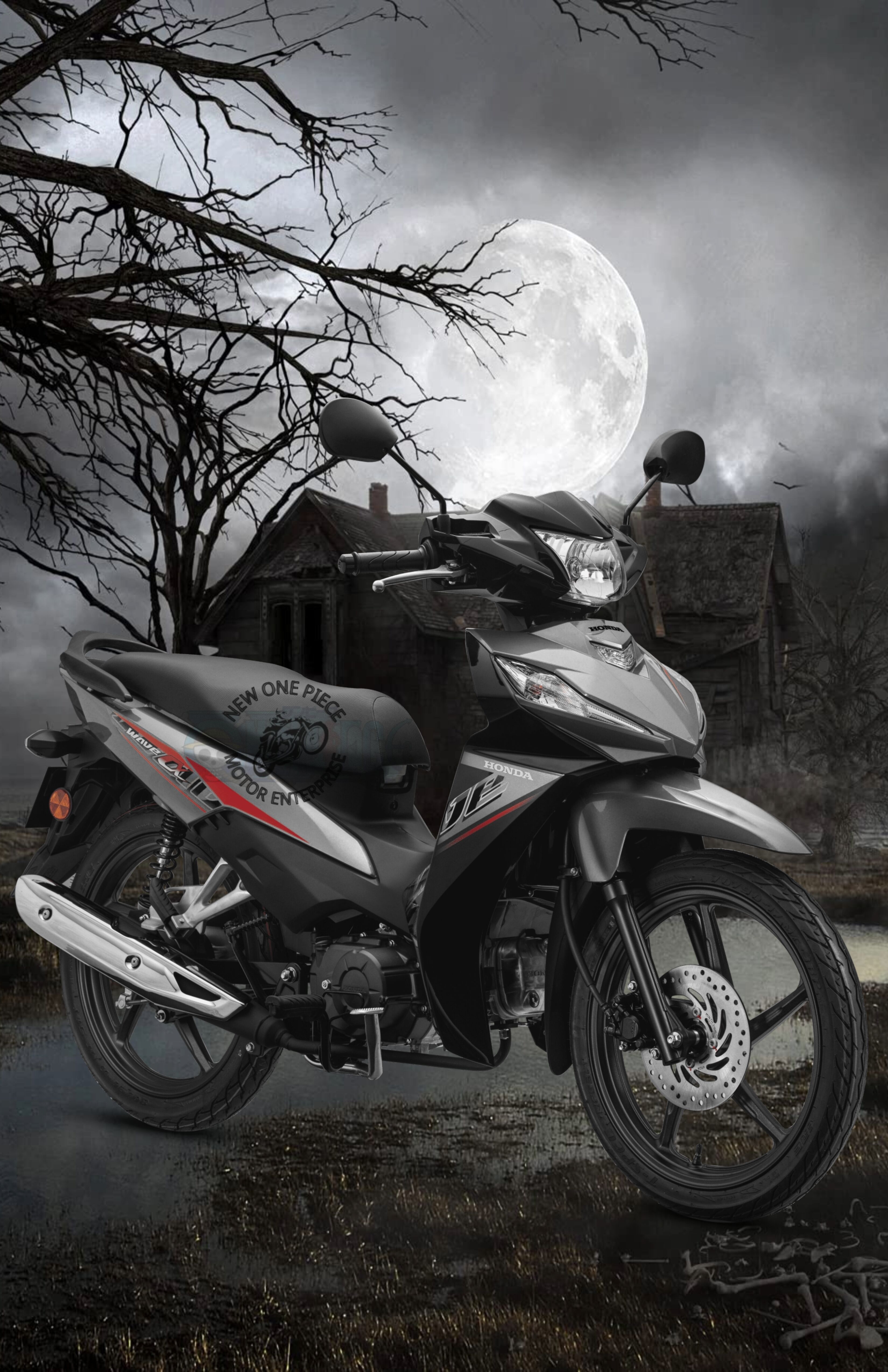HONDA WAVE ALPHA (GREY)