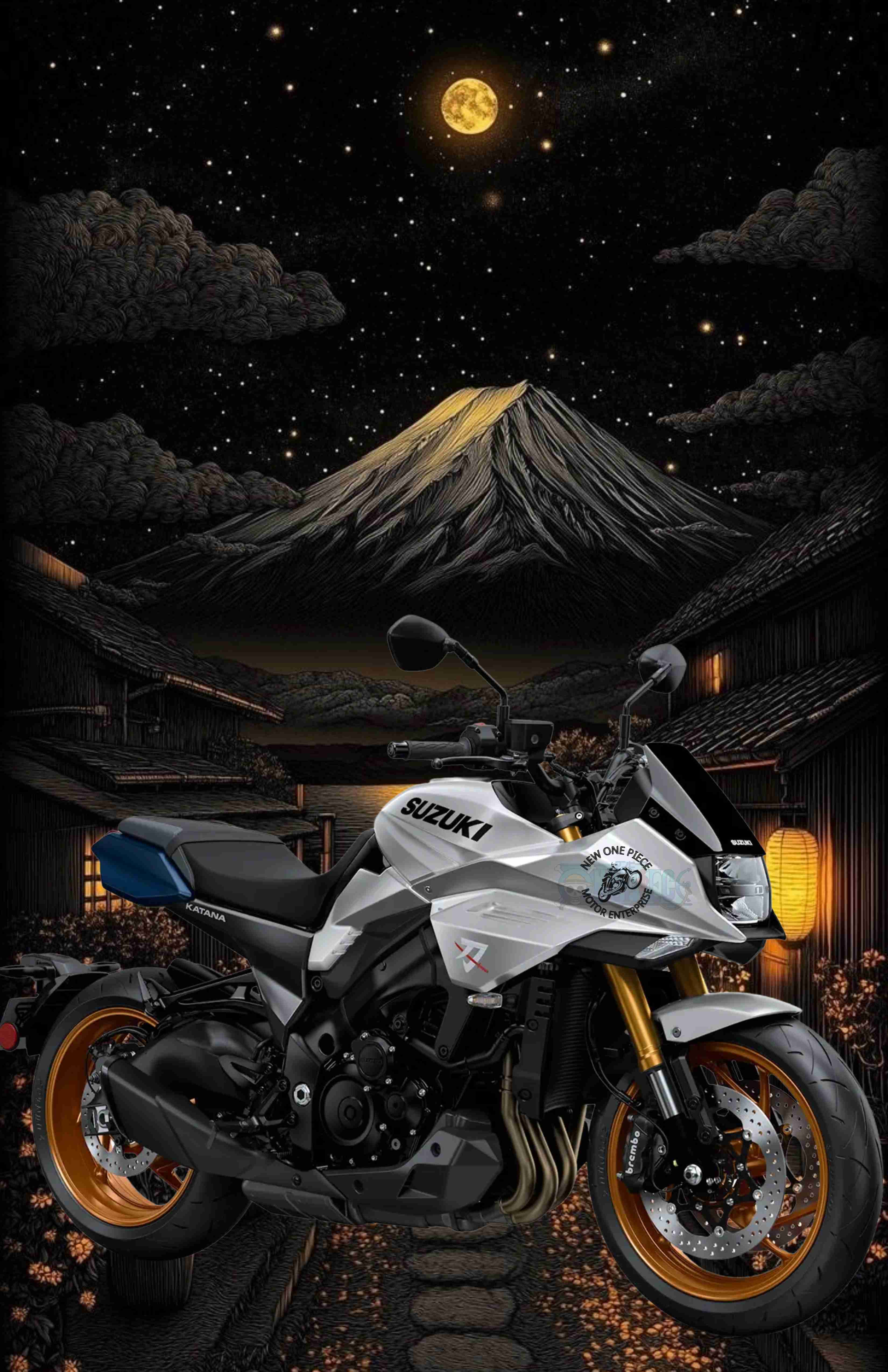 SUZUKI KATANA (METALLIC MYSTIC SILVER)