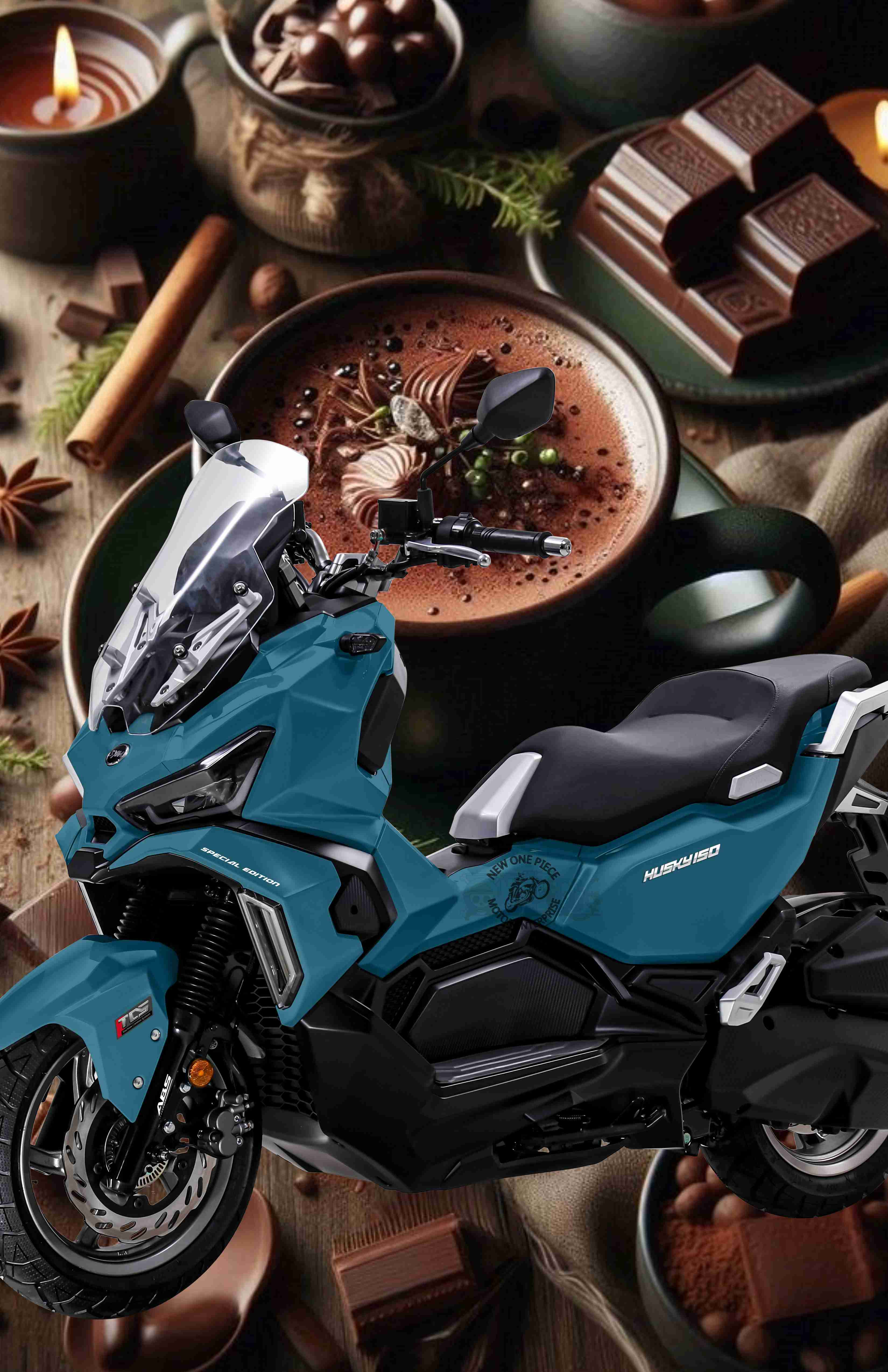 SYM HUSKY 150 SE (MATTE GREEN)