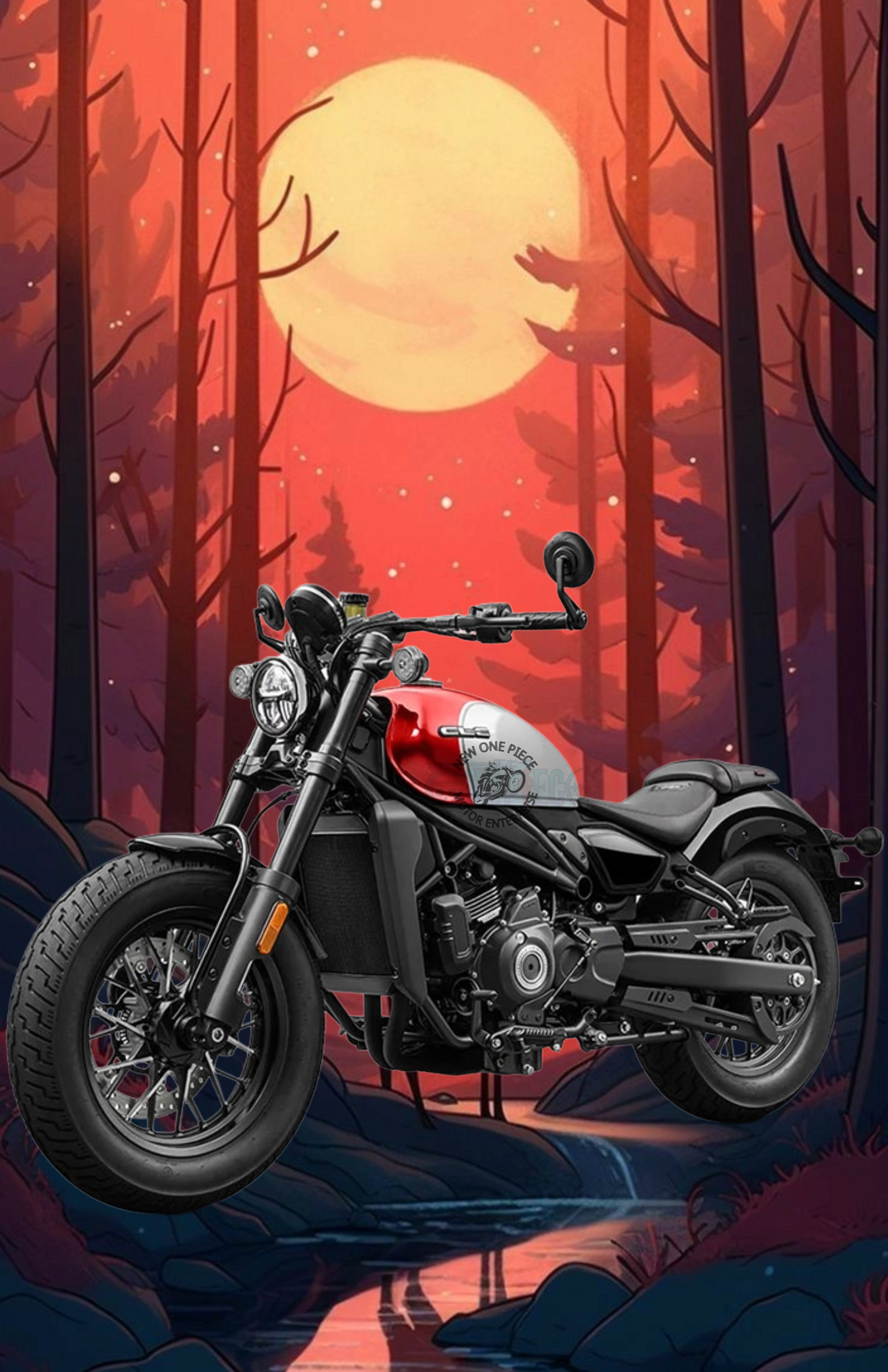 CFMOTO 450 CL-C (BORDEAUX RED)