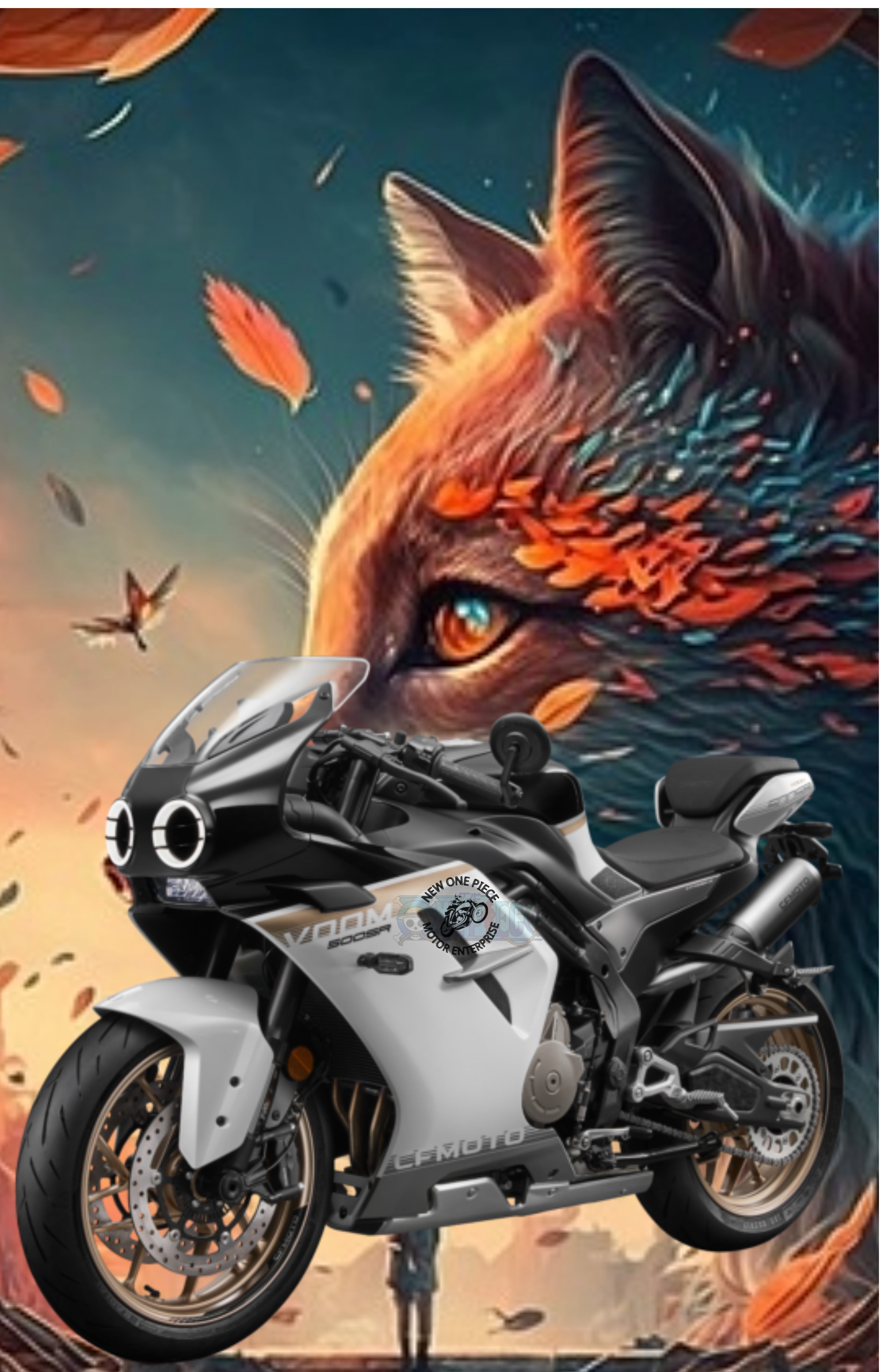 CFMOTO 500SR (NEBULA WHITE)