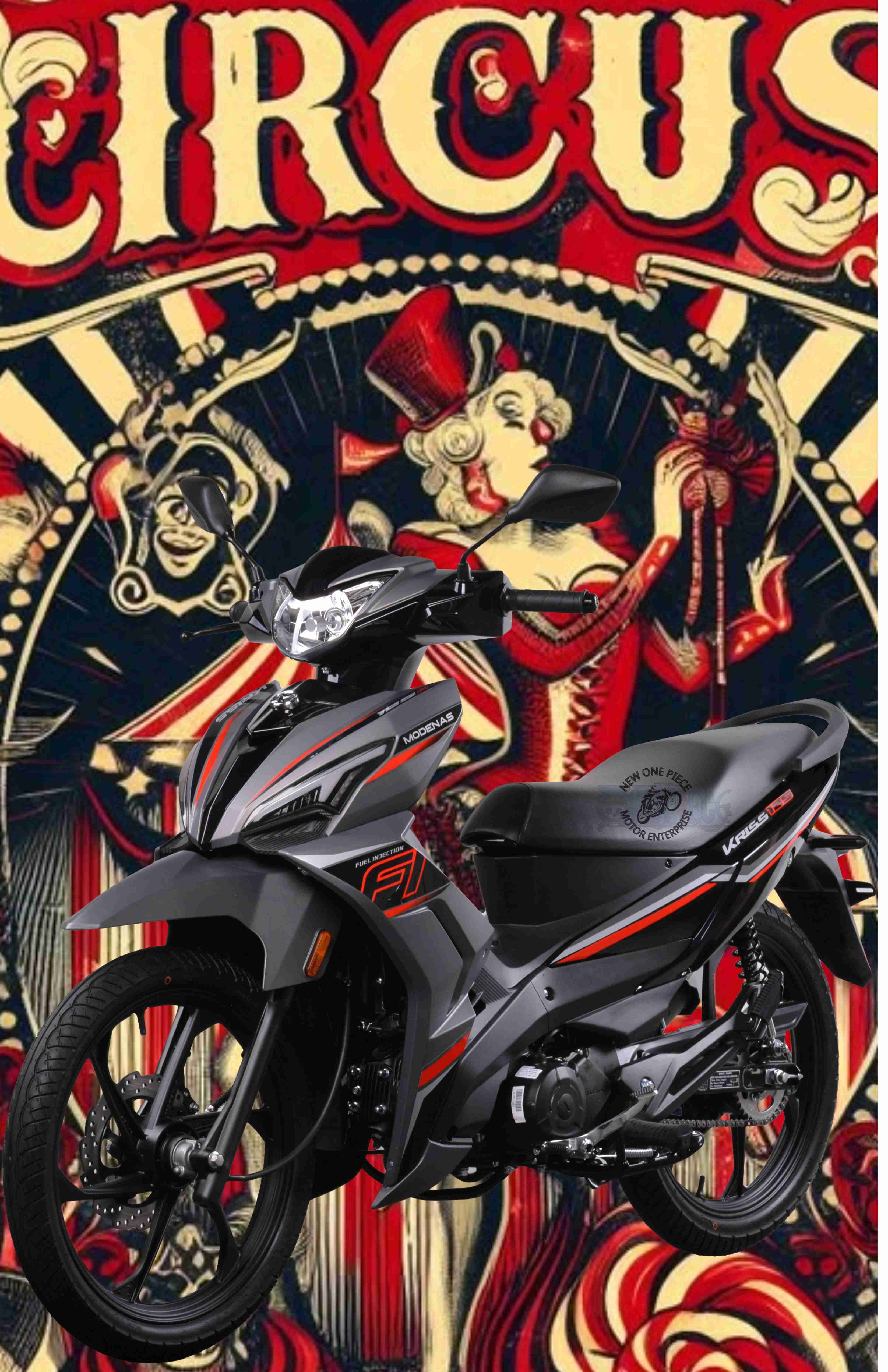 MODENAS KRISS 125FI (GRAPHITE GREY)