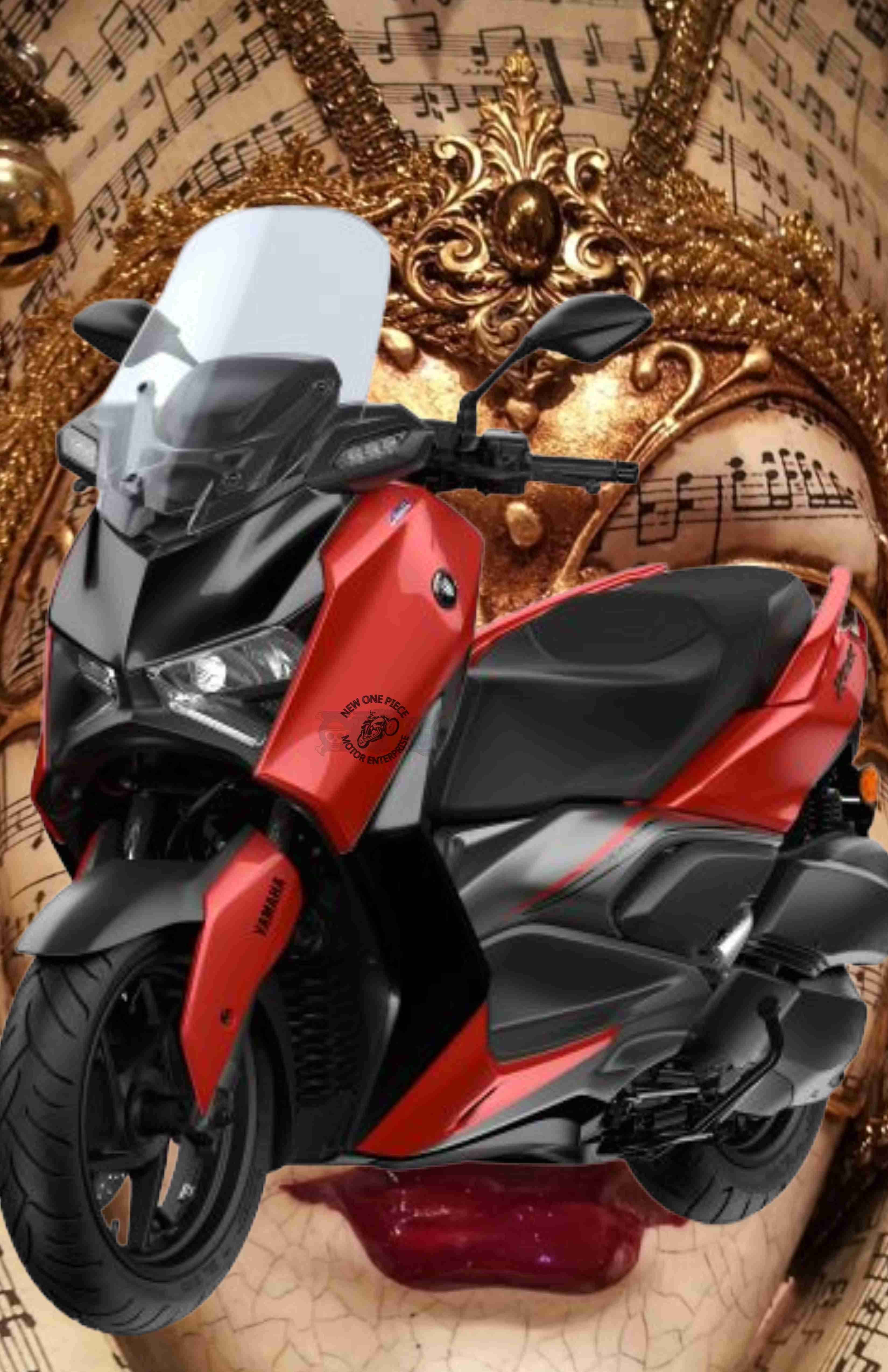 YAMAHA XMAX (RED/GREY)