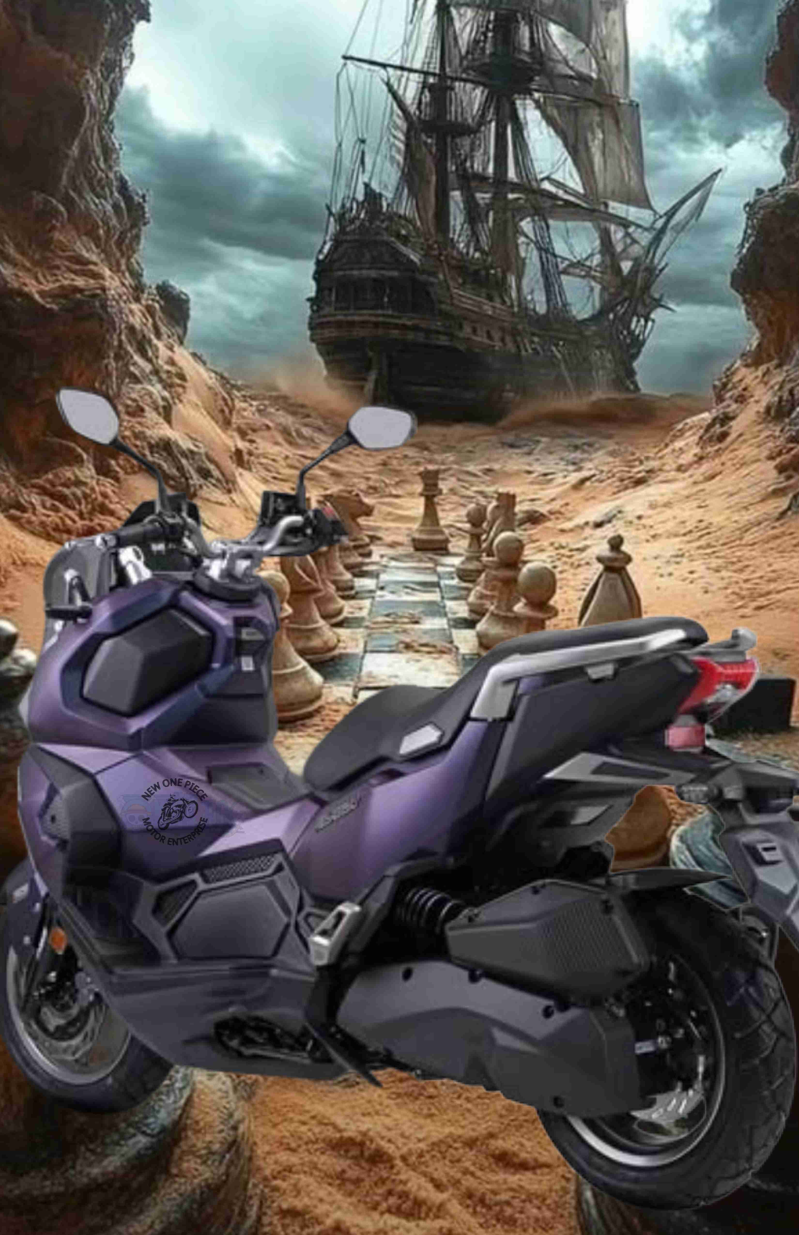 SYM HUSKY 150 SE (MATTE INDIGO PURPLE)