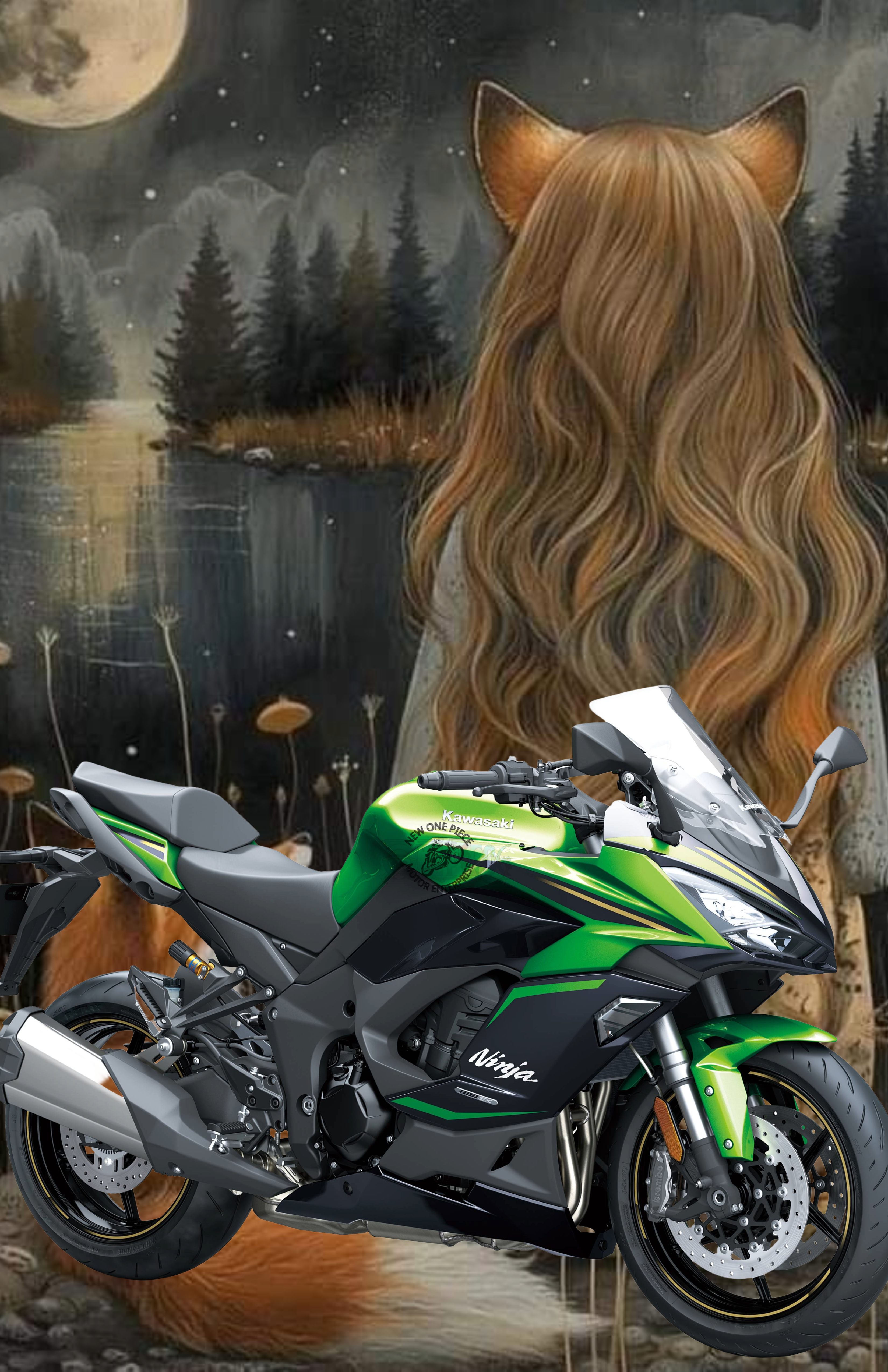 KAWASAKI NINJA 1100SX SE (EMERALD BLAZED GREEN)