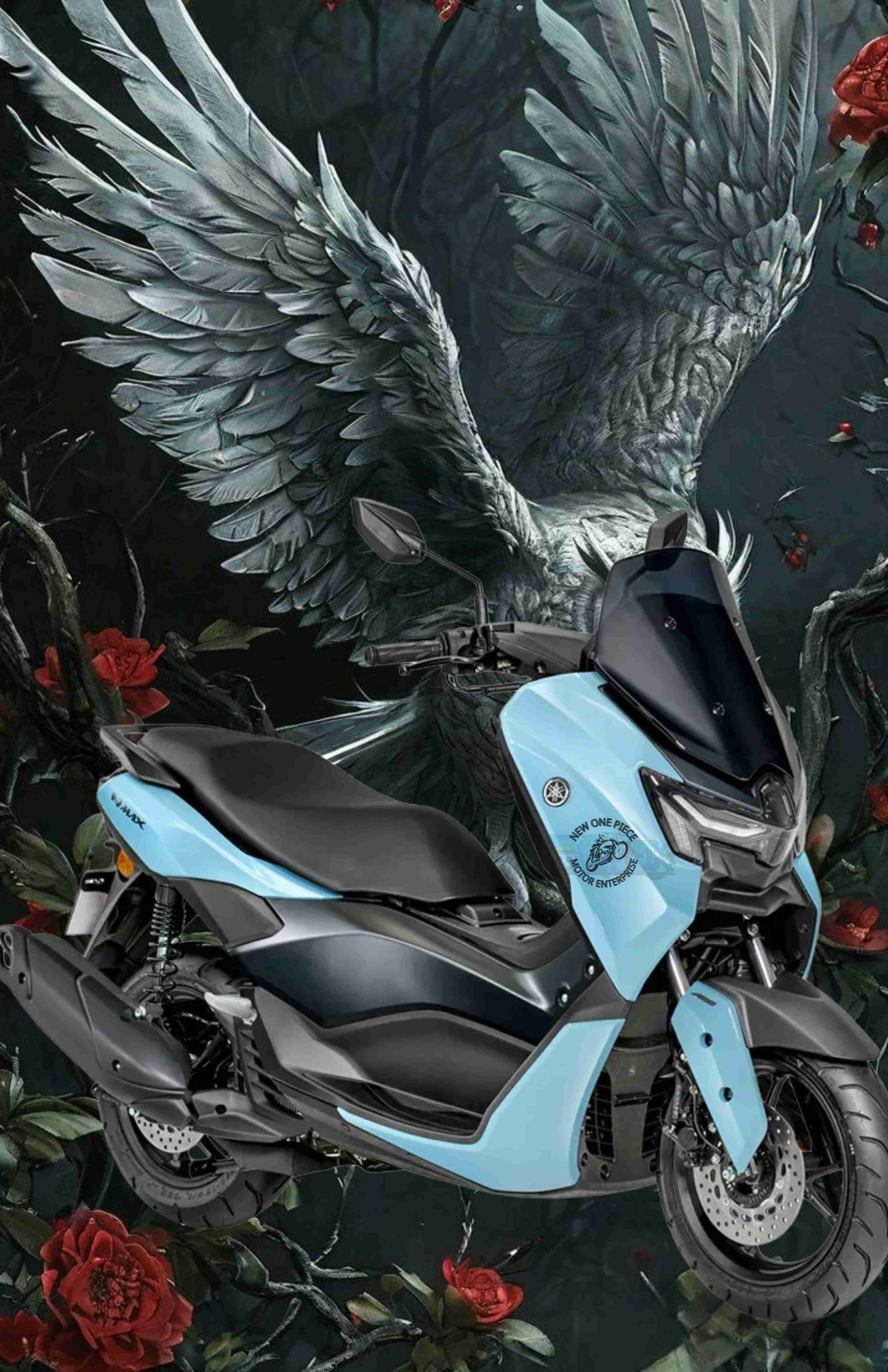 YAMAHA NMAX (SKY BLUE/MAGMA BLACK)
