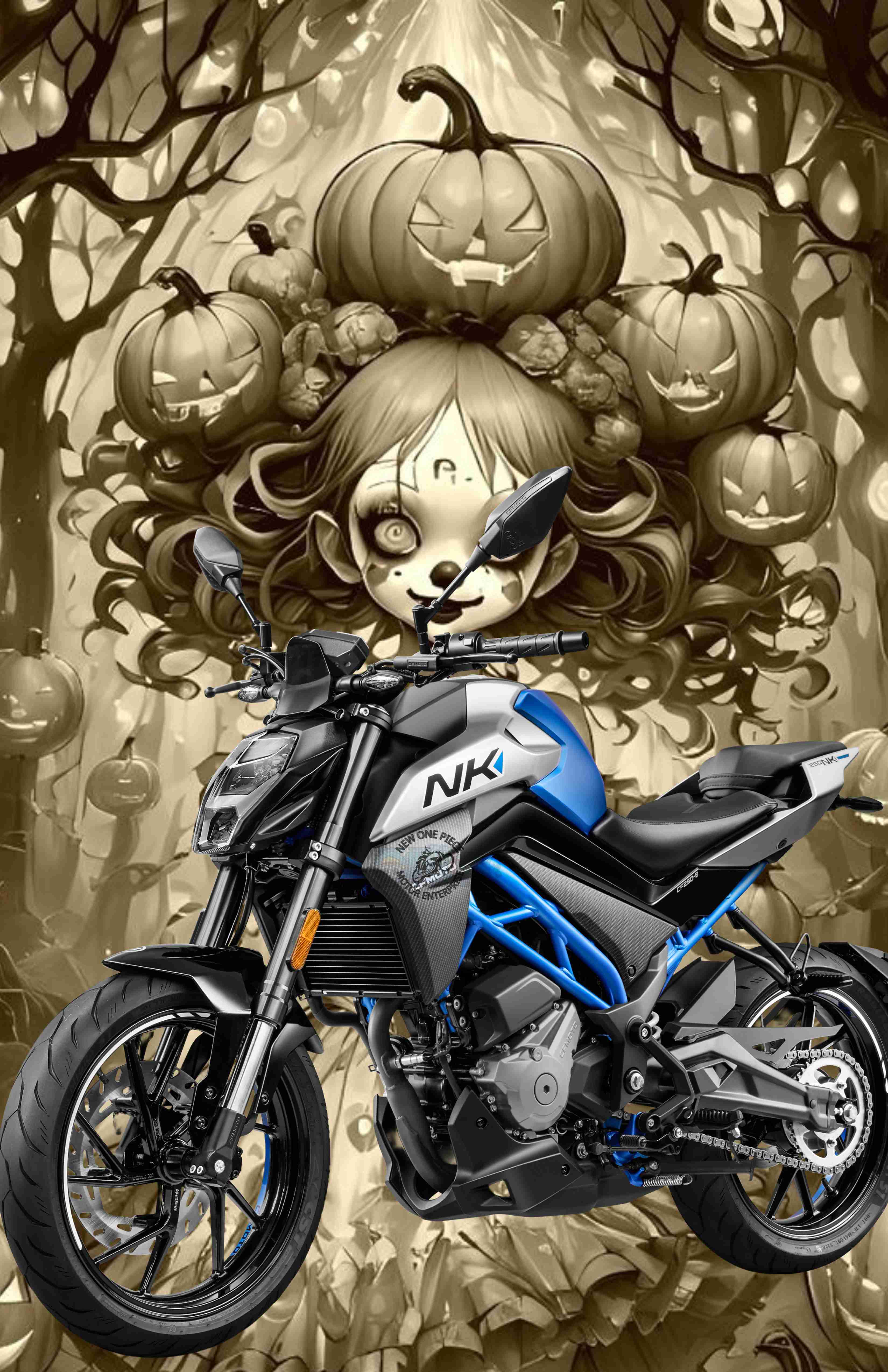 CFMOTO 250NK (ATHENS BLUE/NEBULA BLACK)